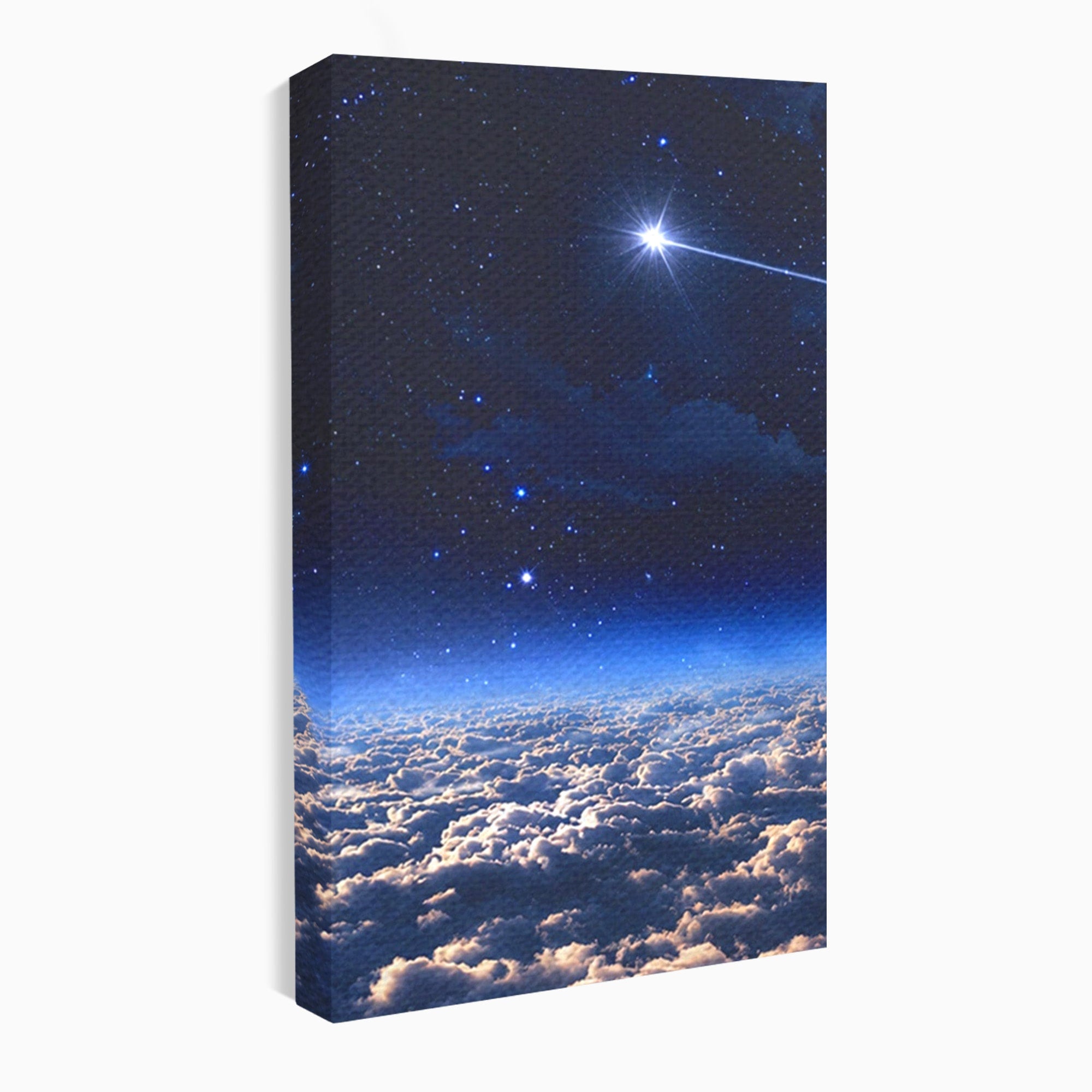Set 2 Tablouri Canvas Premium LuxCanva® S2-1014, Constelatie Deasupra Norilor, Constelatie, Nori, Noapte, Cer, Dormitor, Culori Vibrante