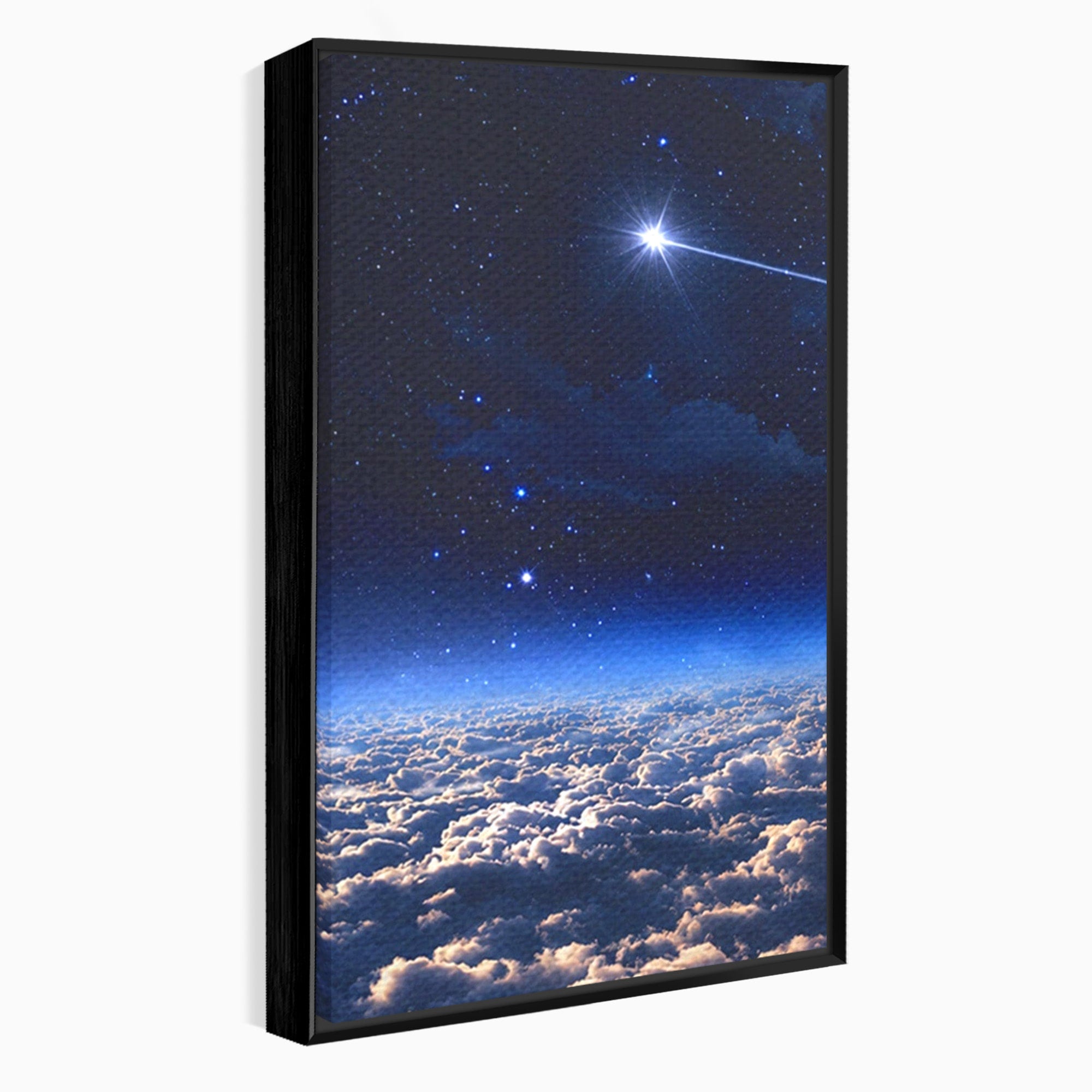 Set 2 Tablouri Canvas Premium LuxCanva® S2-1014, Constelatie Deasupra Norilor, Constelatie, Nori, Noapte, Cer, Dormitor, Culori Vibrante