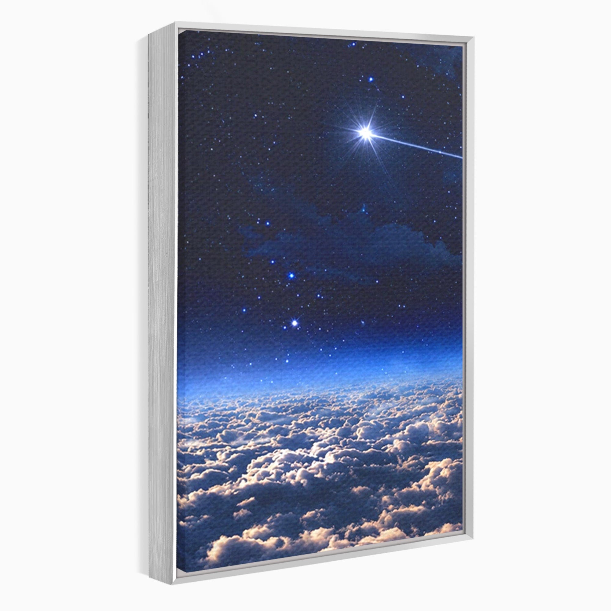 Set 2 Tablouri Canvas Premium LuxCanva® S2-1014, Constelatie Deasupra Norilor, Constelatie, Nori, Noapte, Cer, Dormitor, Culori Vibrante
