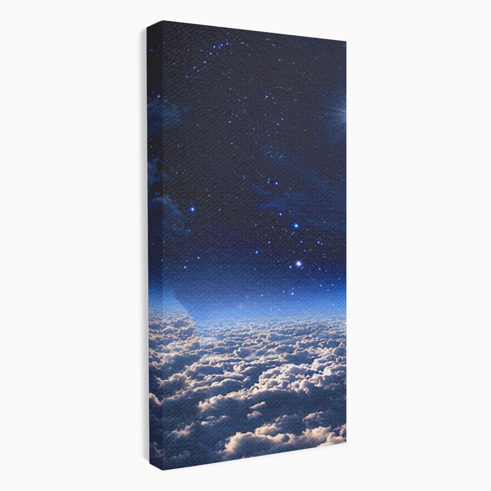 Set 3 Tablouri Canvas Premium LuxCanva® S3-1014, Constelatie Deasupra Norilor, Constelatie, Nori, Noapte, Cer, Dormitor, Culori Vibrante