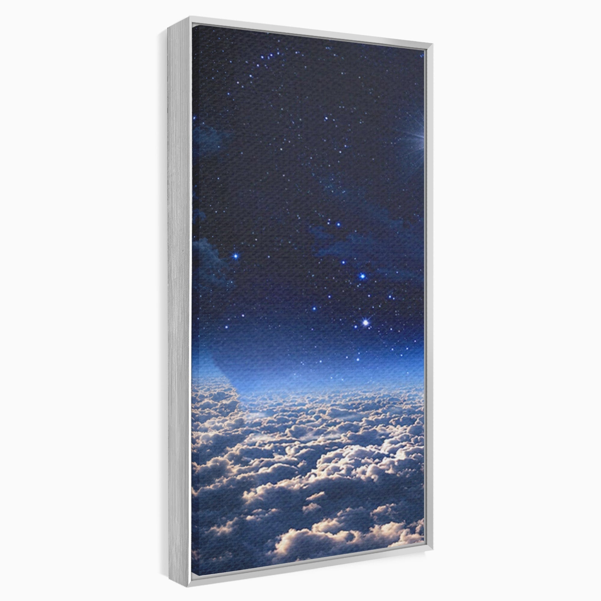 Set 3 Tablouri Canvas Premium LuxCanva® S3-1014, Constelatie Deasupra Norilor, Constelatie, Nori, Noapte, Cer, Dormitor, Culori Vibrante