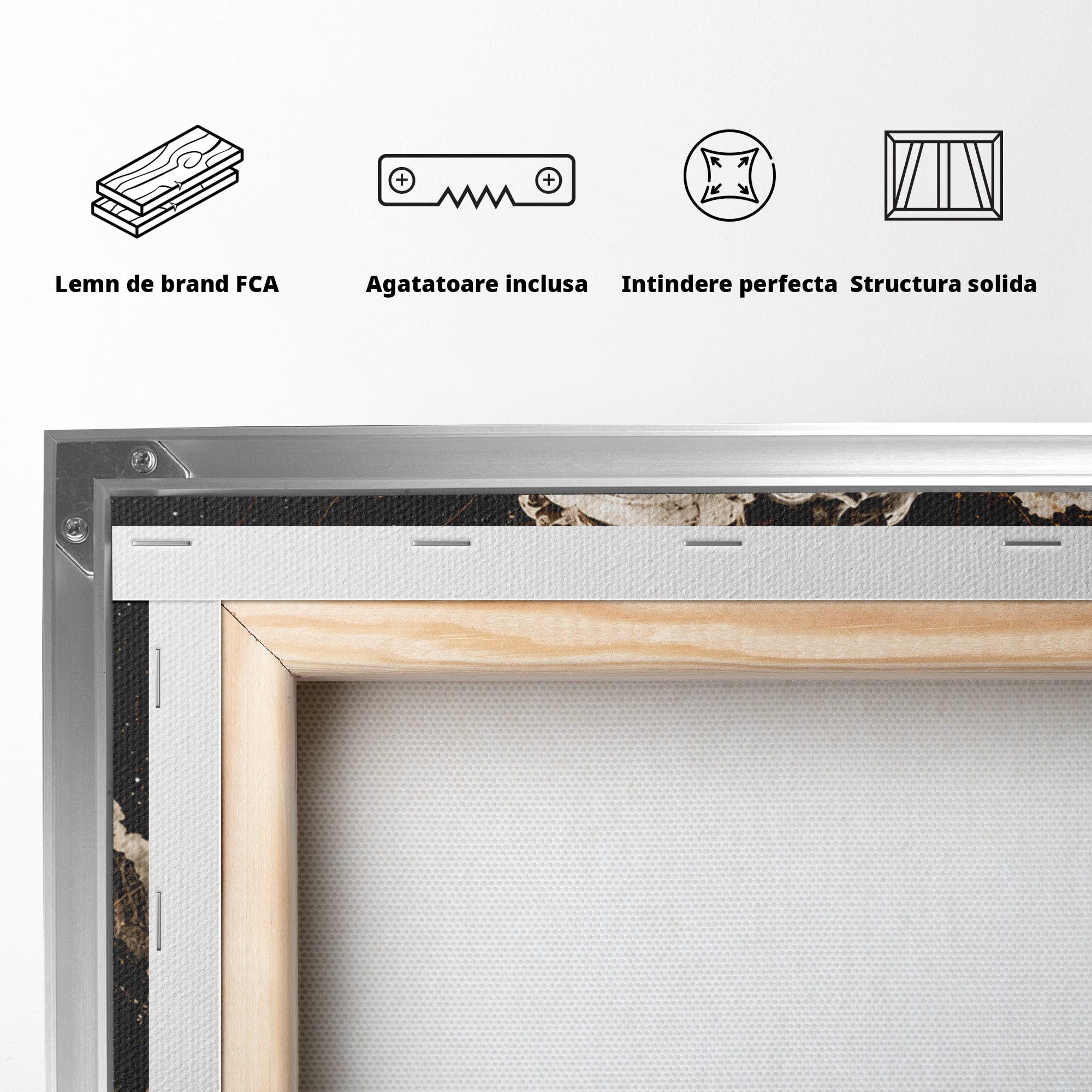 Tablou Canvas Premium LuxCanva® T1005, Zeul Antic, Sculptura, Zeitate, Sculptura, Mitologie, Univers, Dormitor, Living, Culori Vibrante