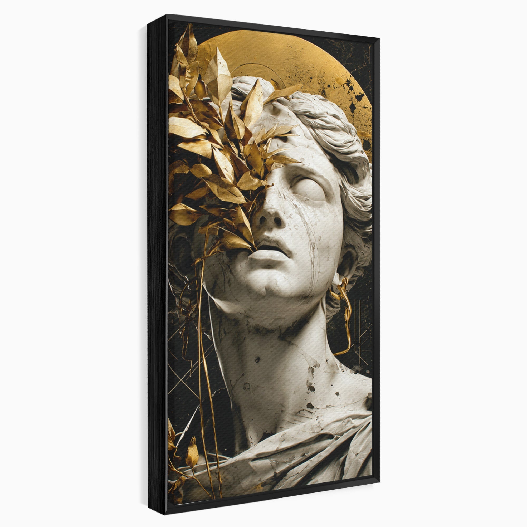 Tablou Canvas Premium LuxCanva® T1007, Zeita de Marmura, Zeita, Marmura, Arta Clasica, Eleganta, Dormitor, Culori Vibrante