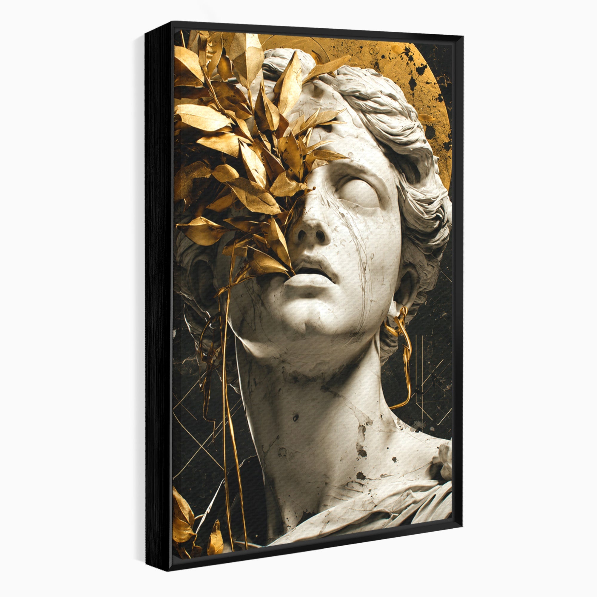 Tablou Canvas Premium LuxCanva® T1007, Zeita de Marmura, Zeita, Marmura, Arta Clasica, Eleganta, Dormitor, Culori Vibrante