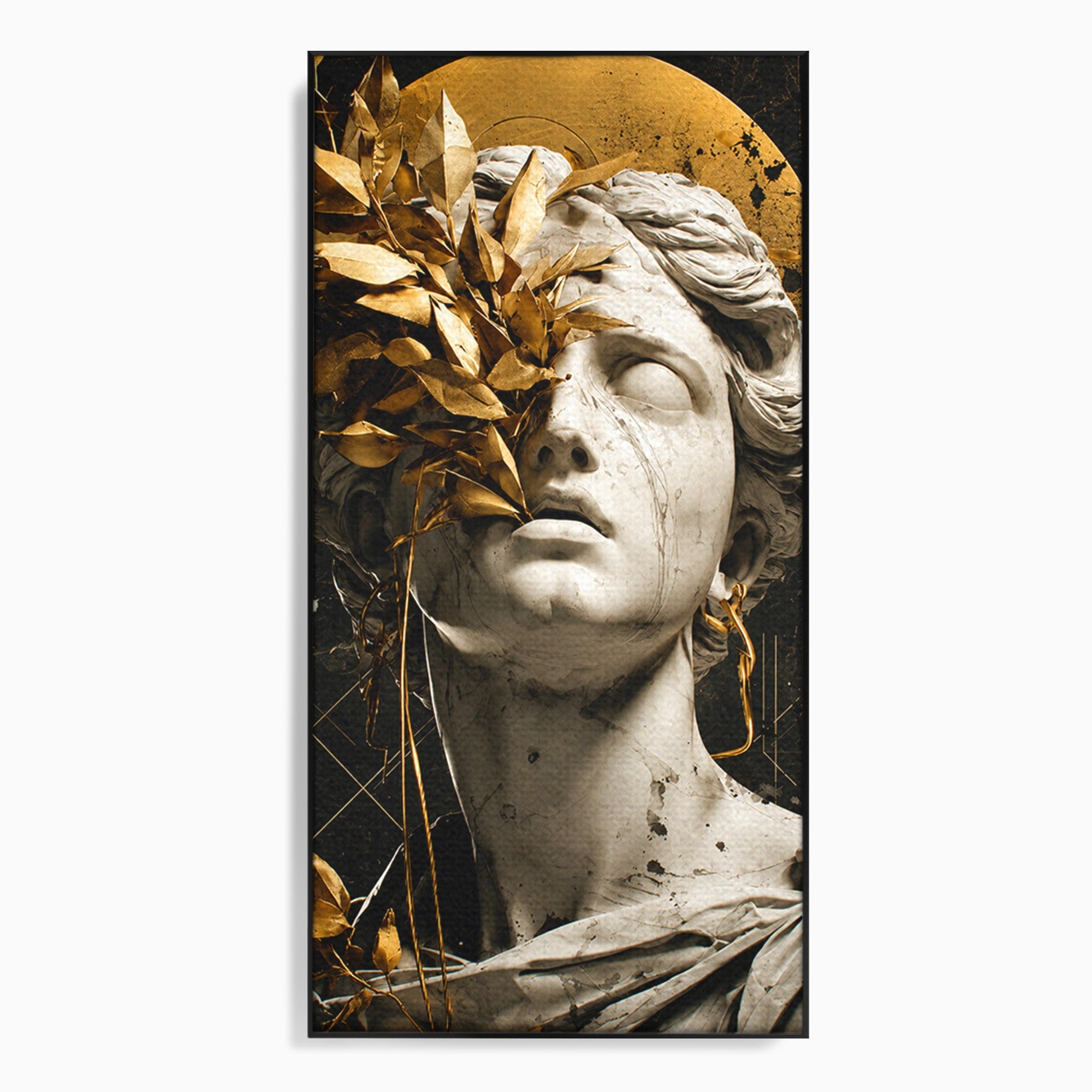 Tablou Canvas Premium LuxCanva® T1007, Zeita de Marmura, Zeita, Marmura, Arta Clasica, Eleganta, Dormitor, Culori Vibrante