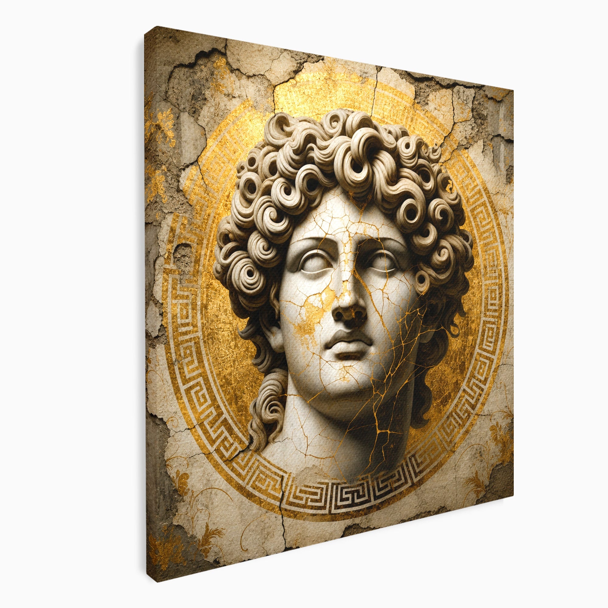 Tablou Canvas Premium LuxCanva® T1011, Bustul Antic, Bust, Antic, Arta Clasica, Textura, Birou, Living, Culori Vibrante