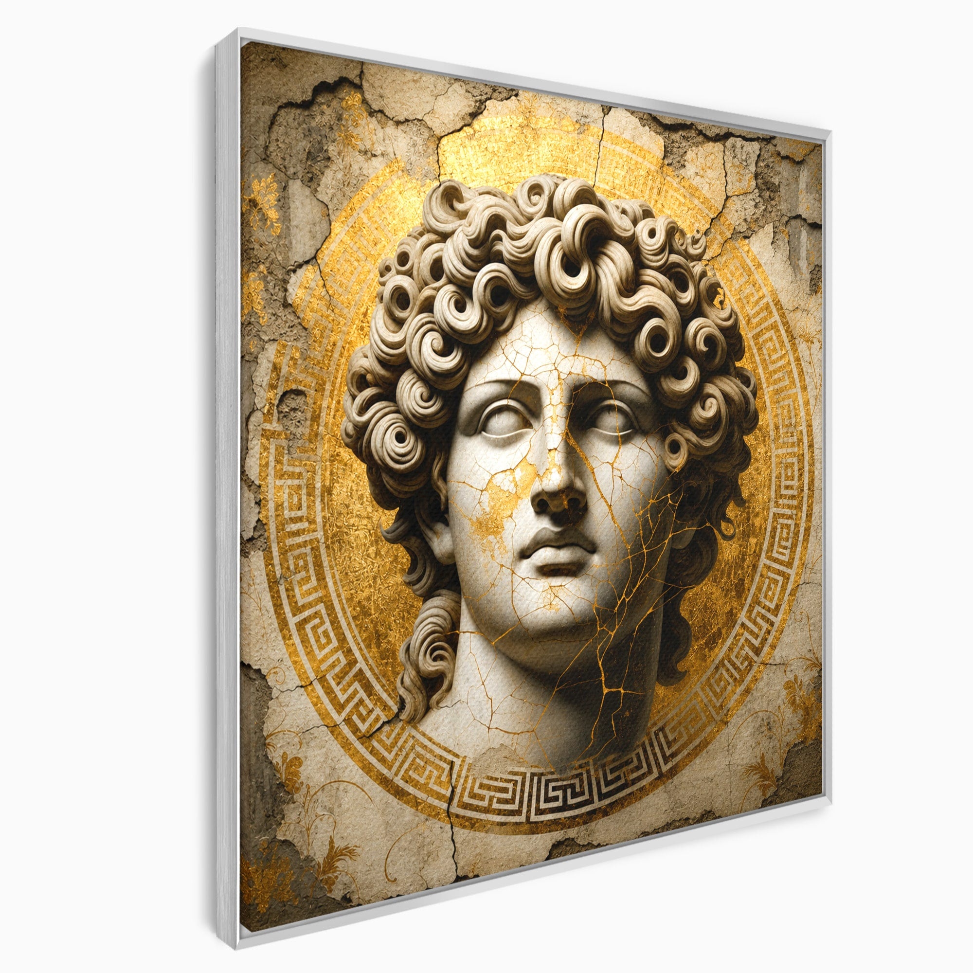 Tablou Canvas Premium LuxCanva® T1011, Bustul Antic, Bust, Antic, Arta Clasica, Textura, Birou, Living, Culori Vibrante