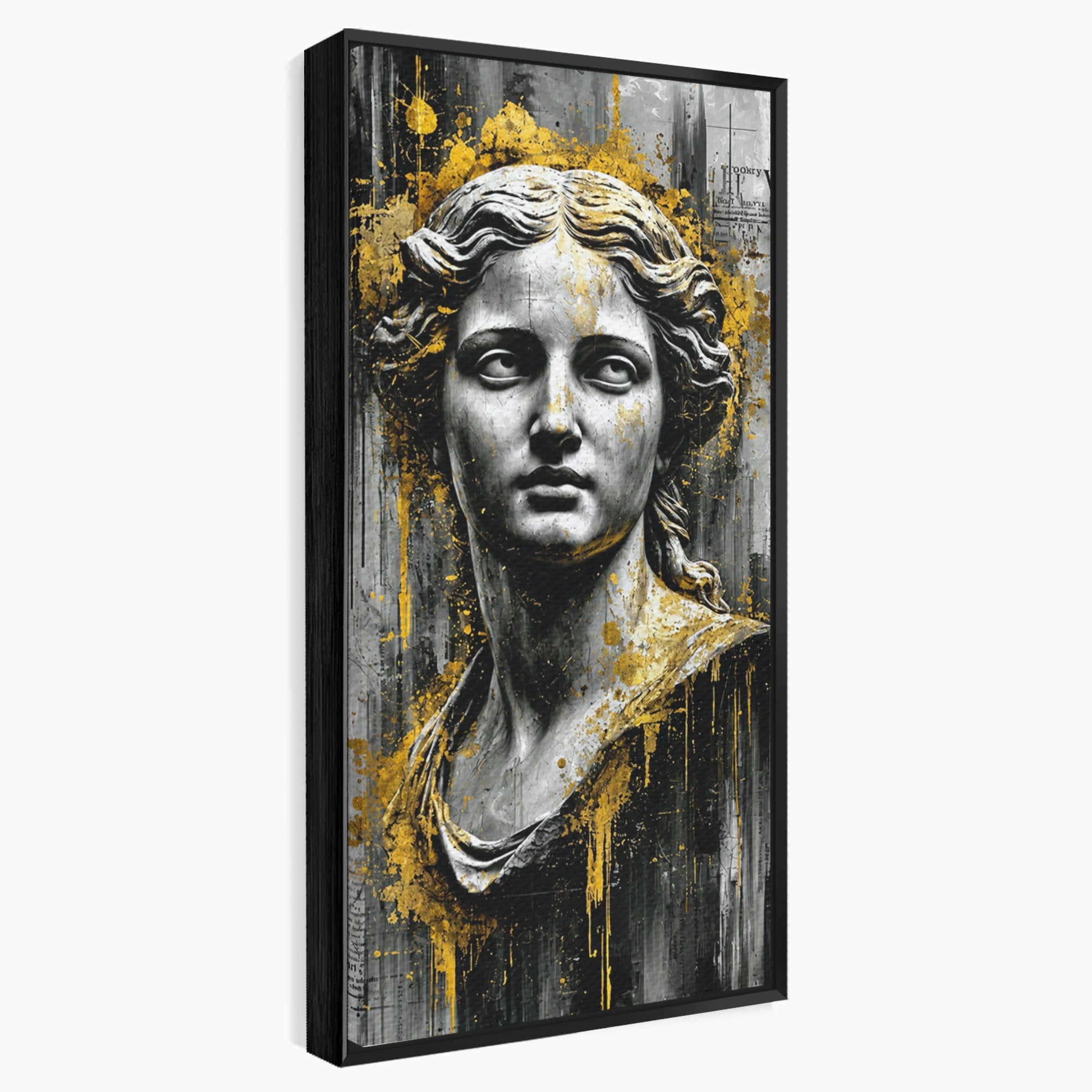 Tablou Canvas Premium LuxCanva® T1013, Zeita Antica, Zeita, Antic, Statuie, Arta, Dormitor, Culori Vibrante