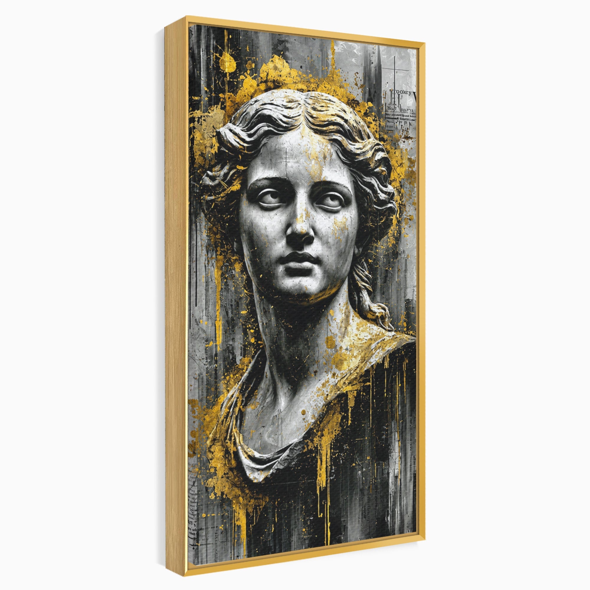 Tablou Canvas Premium LuxCanva® T1013, Zeita Antica, Zeita, Antic, Statuie, Arta, Dormitor, Culori Vibrante
