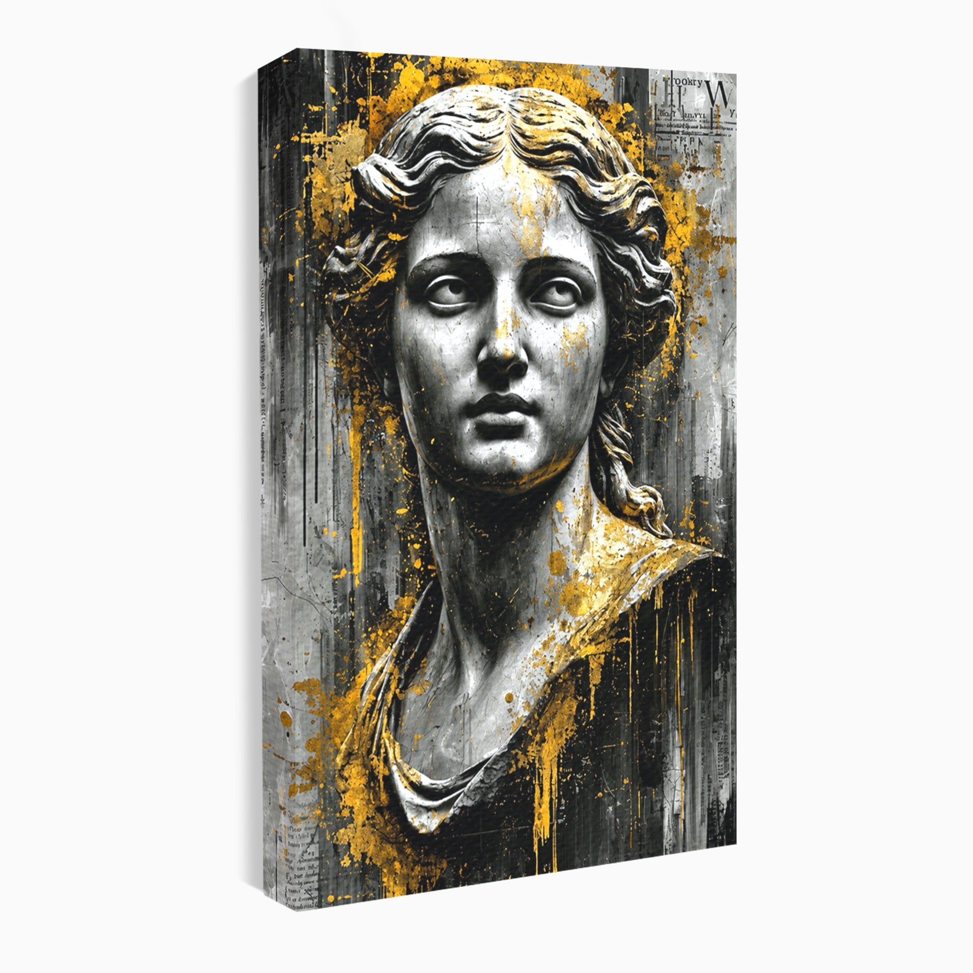 Tablou Canvas Premium LuxCanva® T1013, Zeita Antica, Zeita, Antic, Statuie, Arta, Dormitor, Culori Vibrante