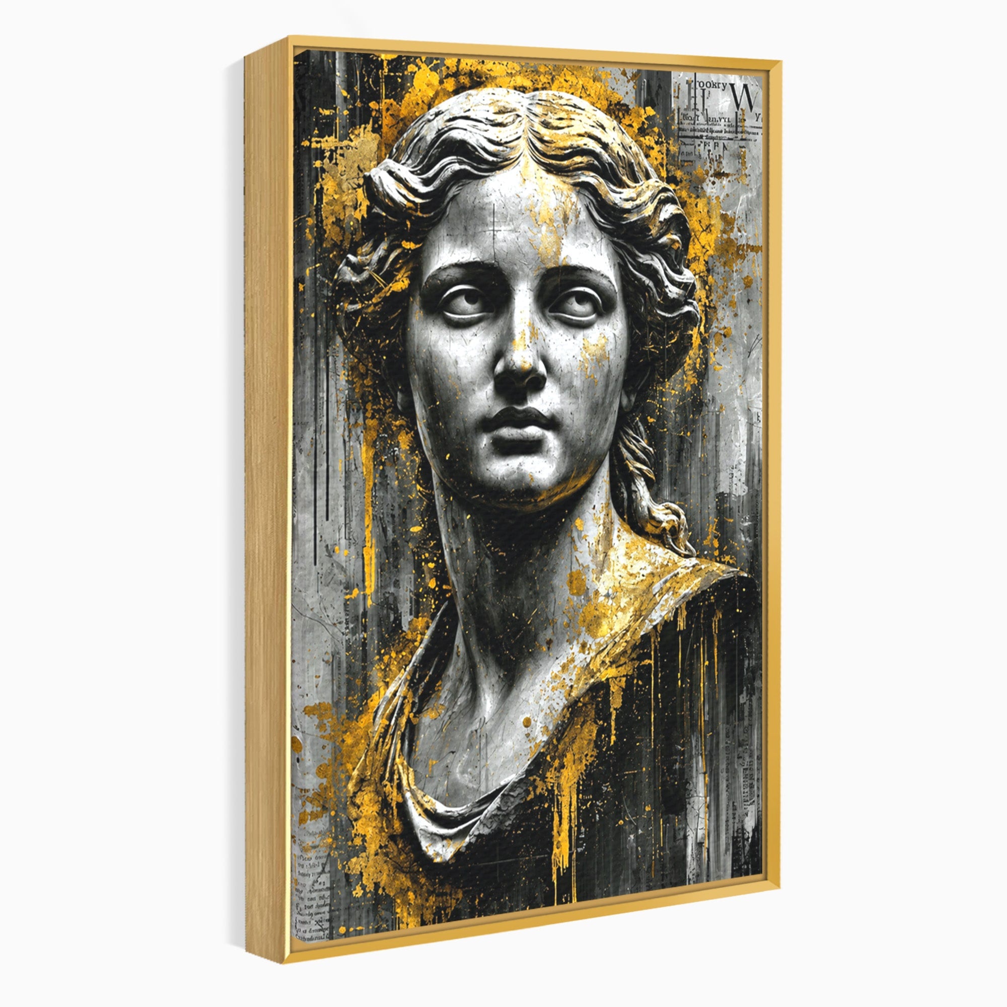 Tablou Canvas Premium LuxCanva® T1013, Zeita Antica, Zeita, Antic, Statuie, Arta, Dormitor, Culori Vibrante