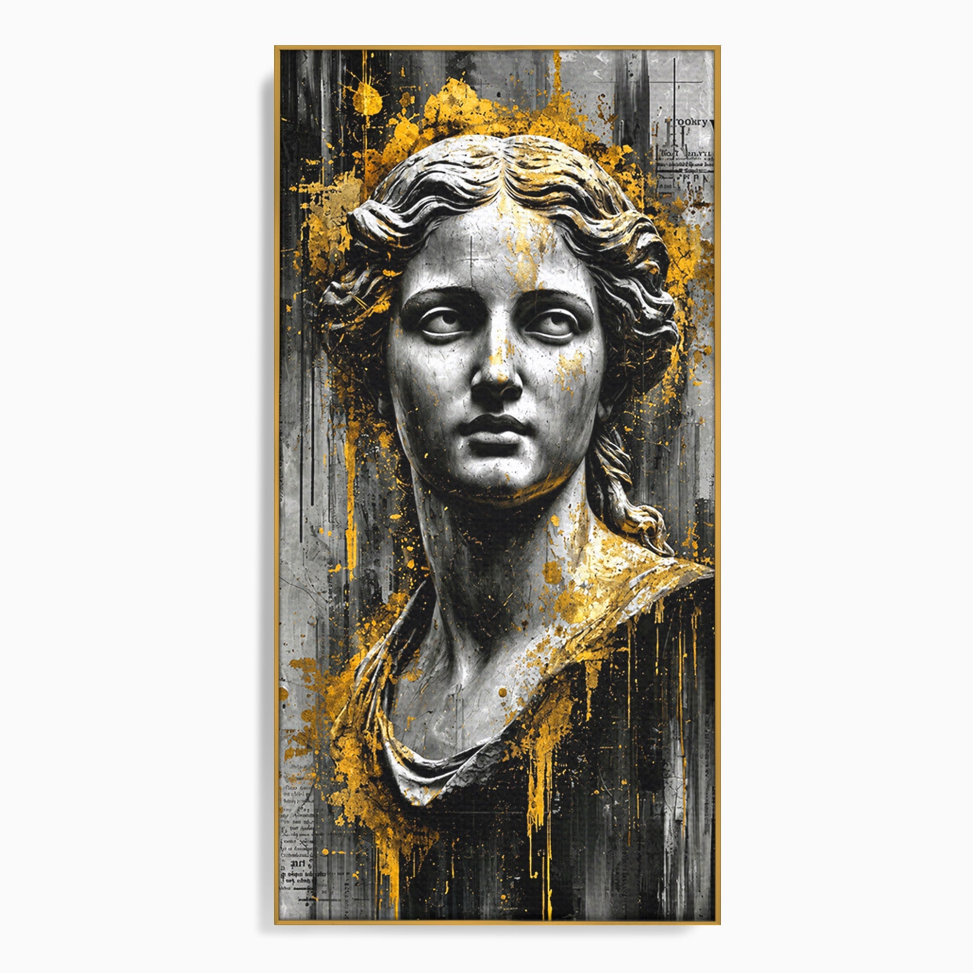 Tablou Canvas Premium LuxCanva® T1013, Zeita Antica, Zeita, Antic, Statuie, Arta, Dormitor, Culori Vibrante