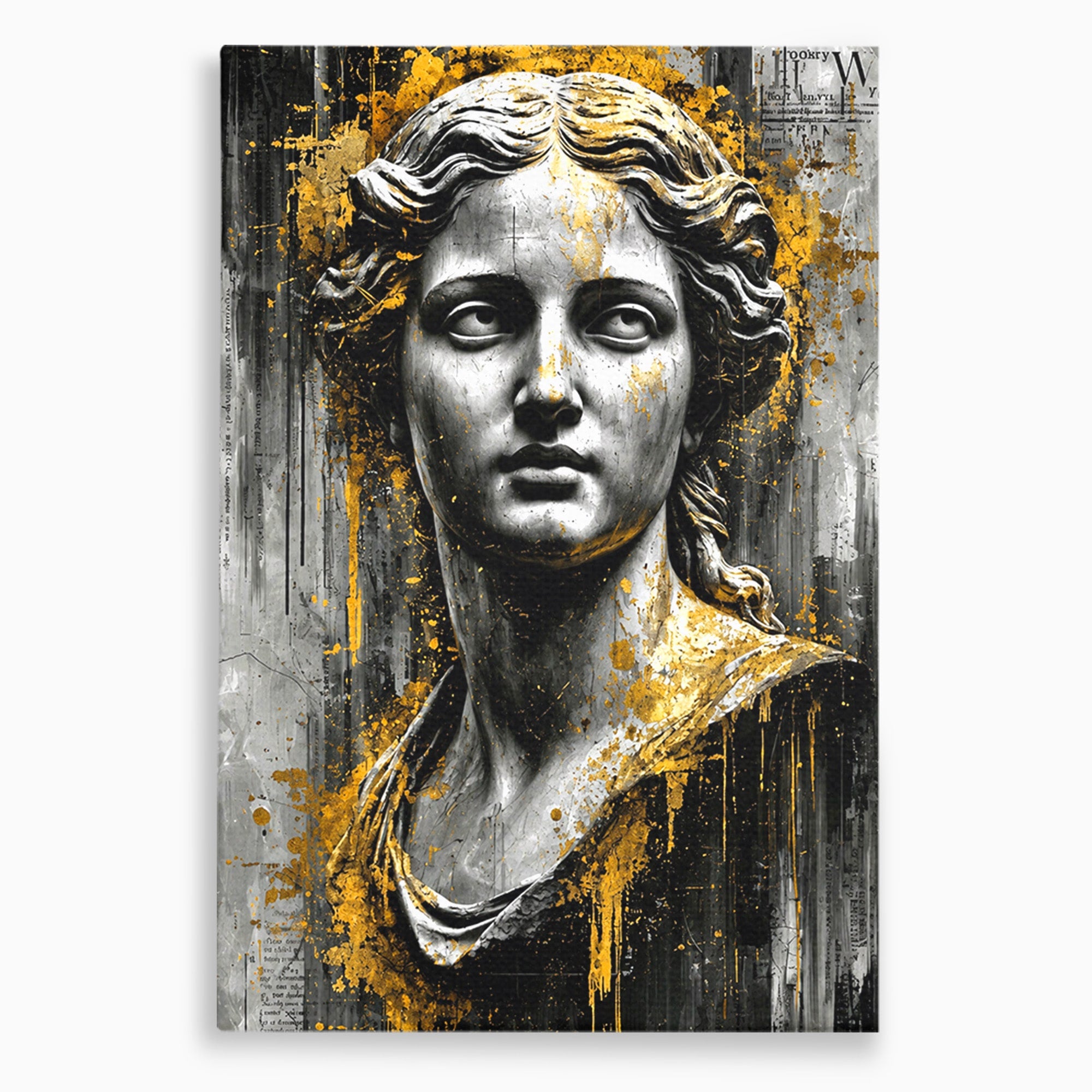 Tablou Canvas Premium LuxCanva® T1013, Zeita Antica, Zeita, Antic, Statuie, Arta, Dormitor, Culori Vibrante
