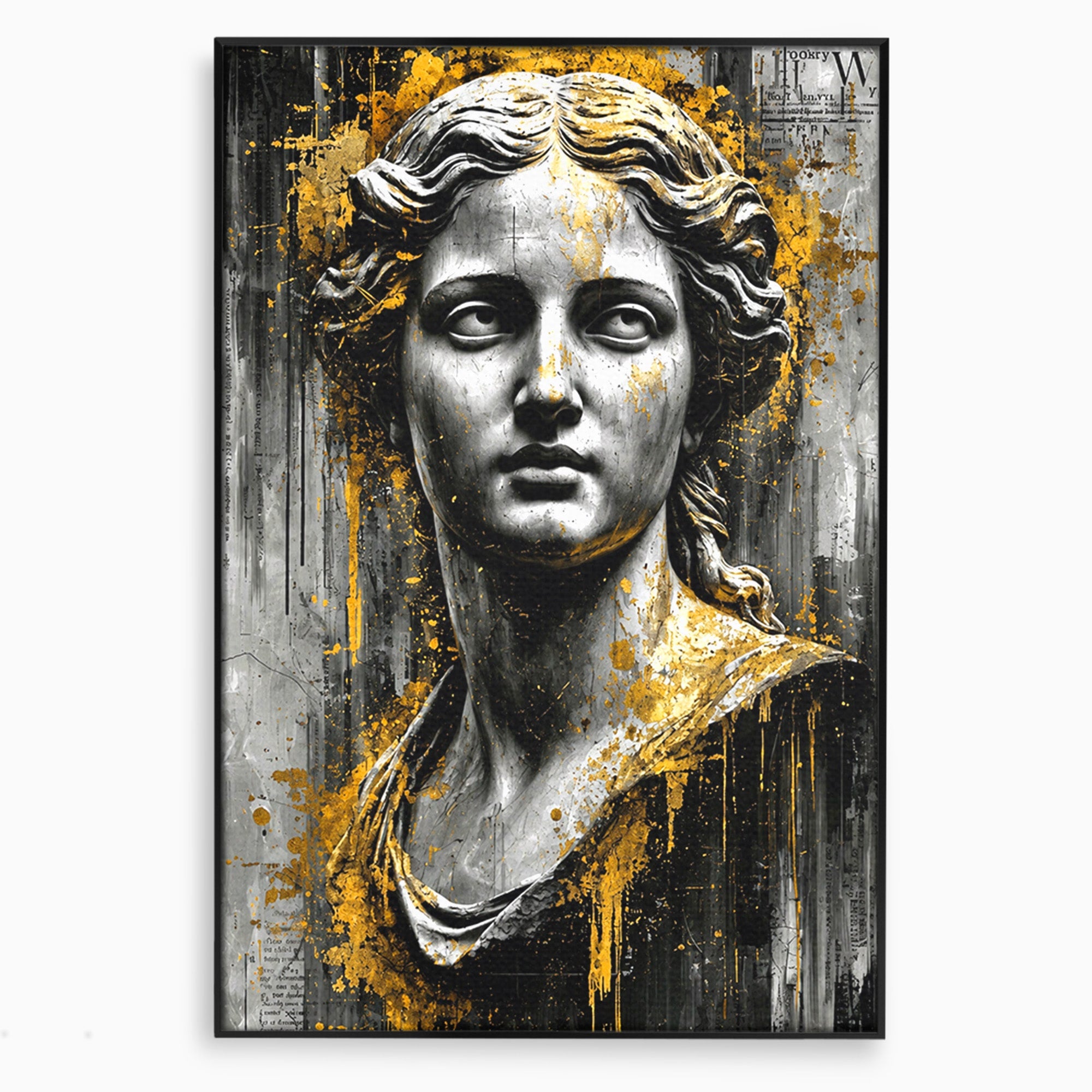 Tablou Canvas Premium LuxCanva® T1013, Zeita Antica, Zeita, Antic, Statuie, Arta, Dormitor, Culori Vibrante