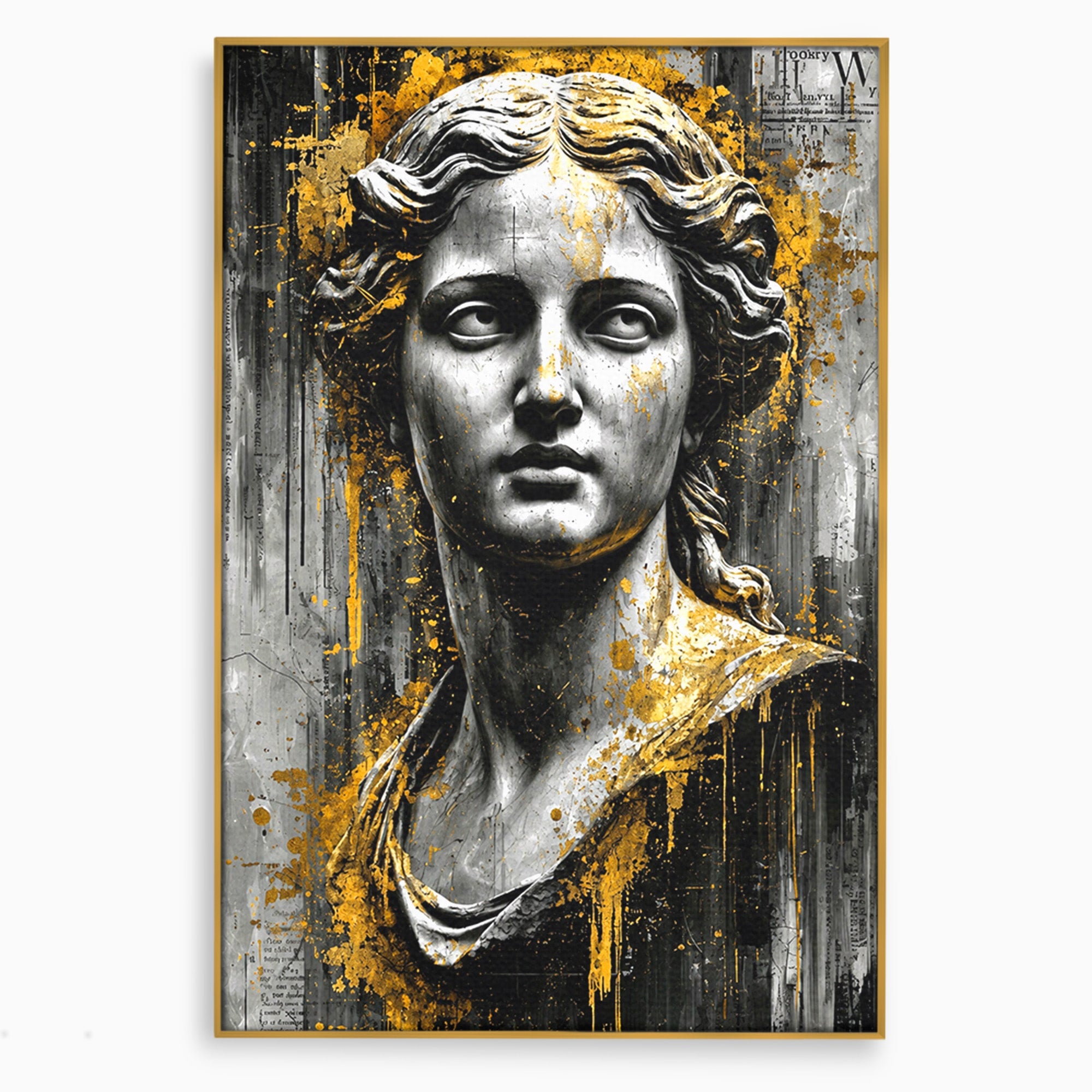 Tablou Canvas Premium LuxCanva® T1013, Zeita Antica, Zeita, Antic, Statuie, Arta, Dormitor, Culori Vibrante
