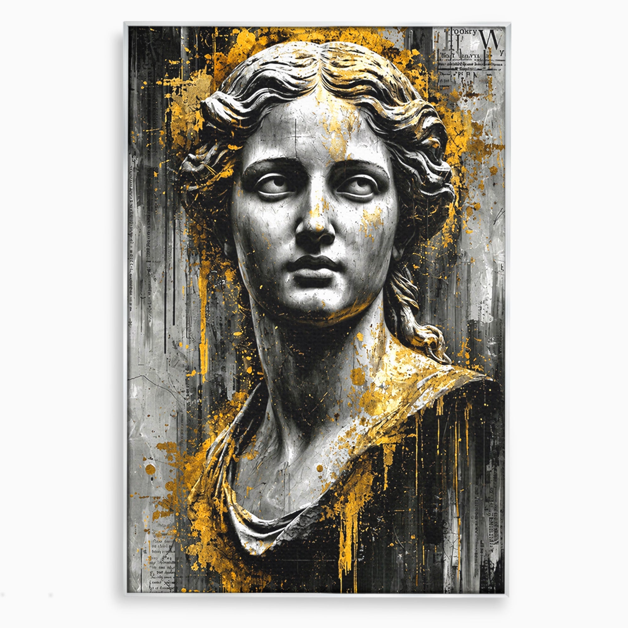 Tablou Canvas Premium LuxCanva® T1013, Zeita Antica, Zeita, Antic, Statuie, Arta, Dormitor, Culori Vibrante