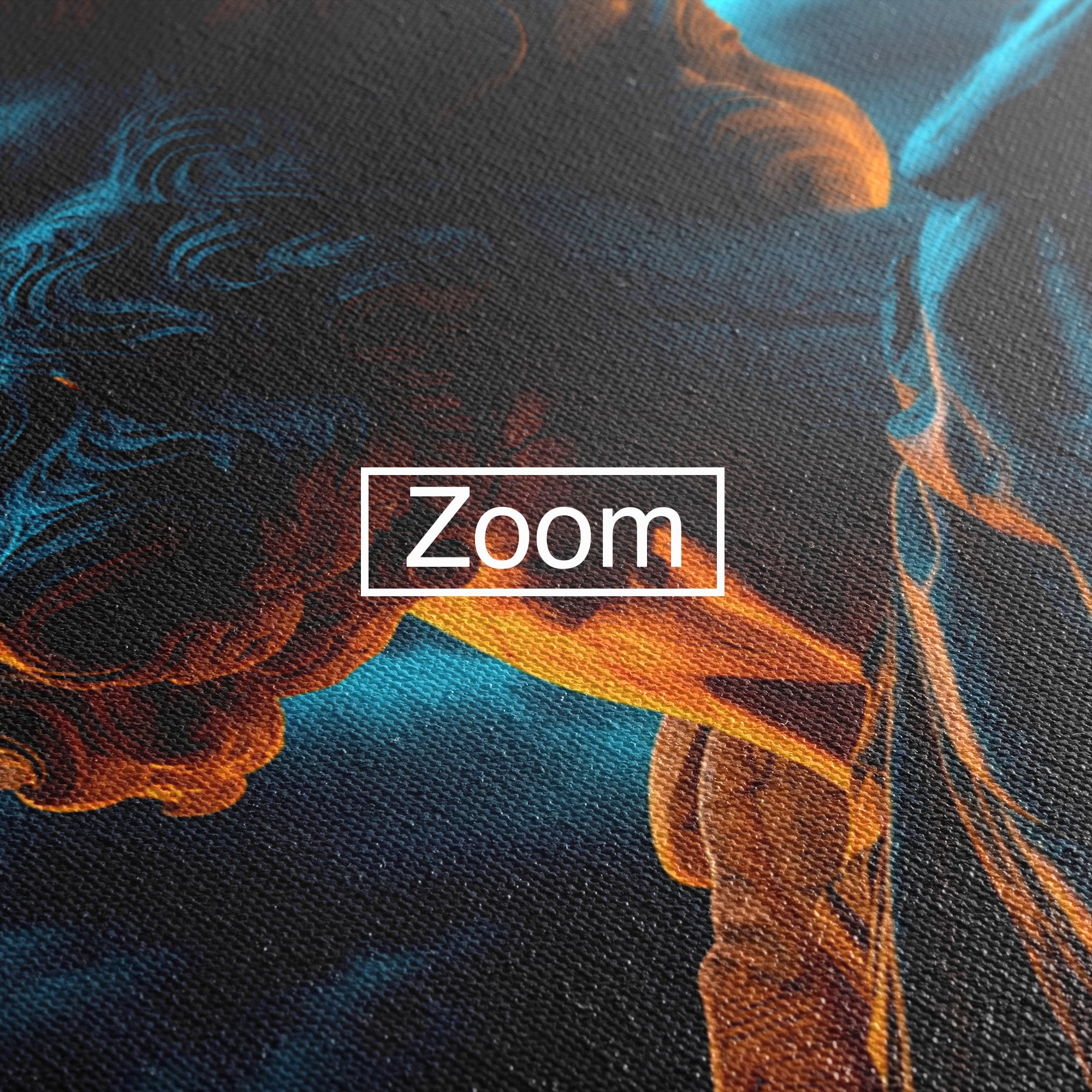 Tablou Canvas Premium LuxCanva® T1015, Zeus In Furtuna, Zeus, Miturile Greciei, Furtuna, Living, Dramatic, Culori Vibrante