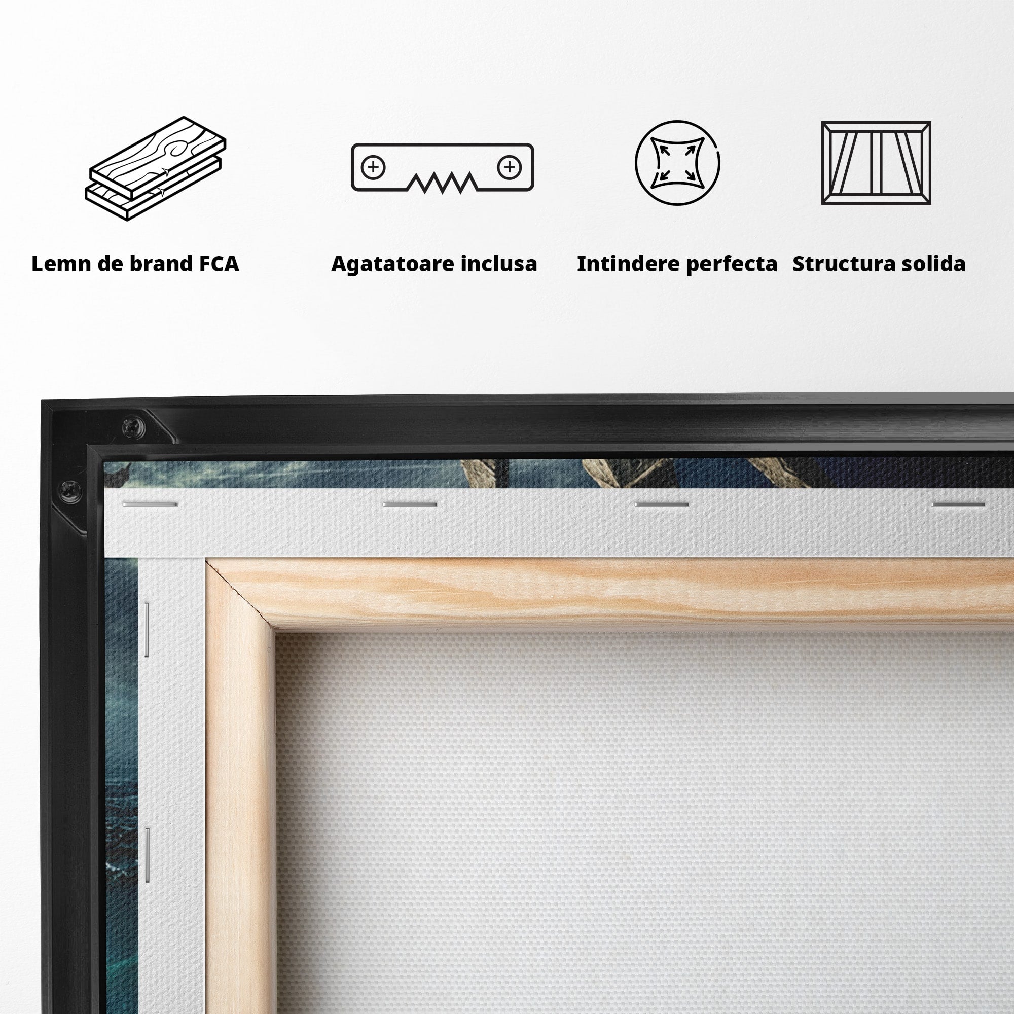 Tablou Canvas Premium LuxCanva® T1024, Tridentul Subacvatic, Trident, Ocean, Mister, Living, Aventura, Culori Vibrante