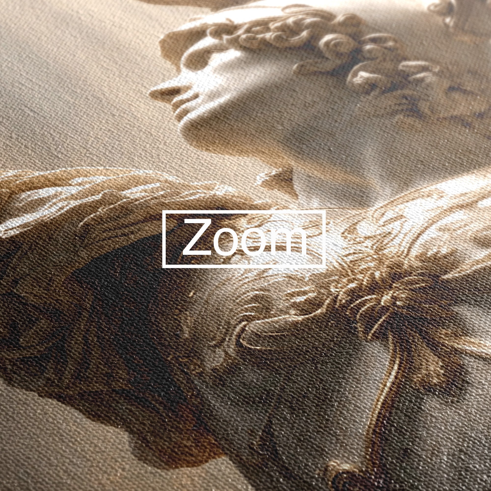 Tablou Canvas Premium LuxCanva® T1025, Gloria Eroica, Statuie, Erou, Mitologie, Clasica, Dormitor, Culori Vibrante