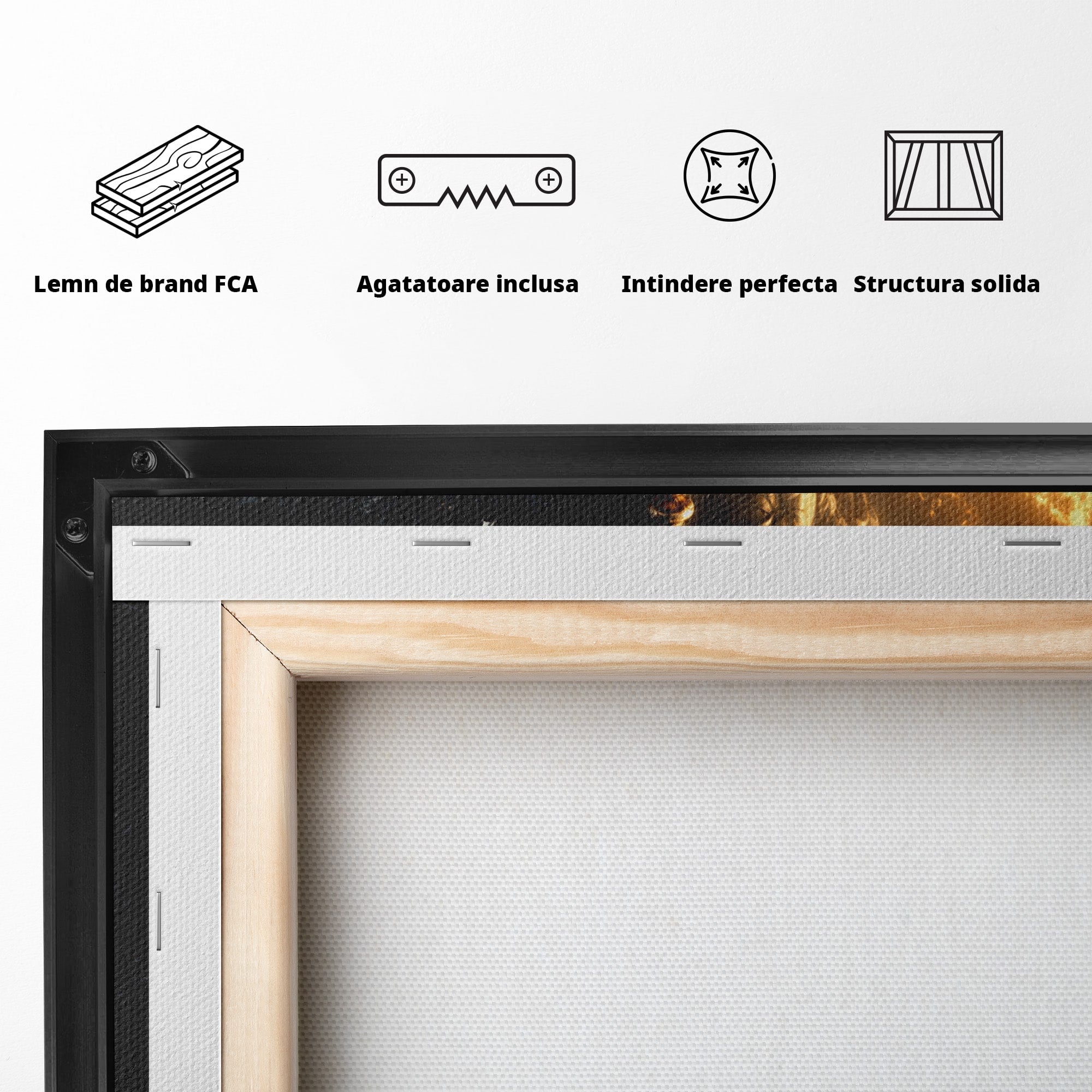 Tablou Canvas Premium LuxCanva® T1027, Balanta Zeilor, Balanta, Zeitate, Mitologie, Apus, Living, Culori Vibrante