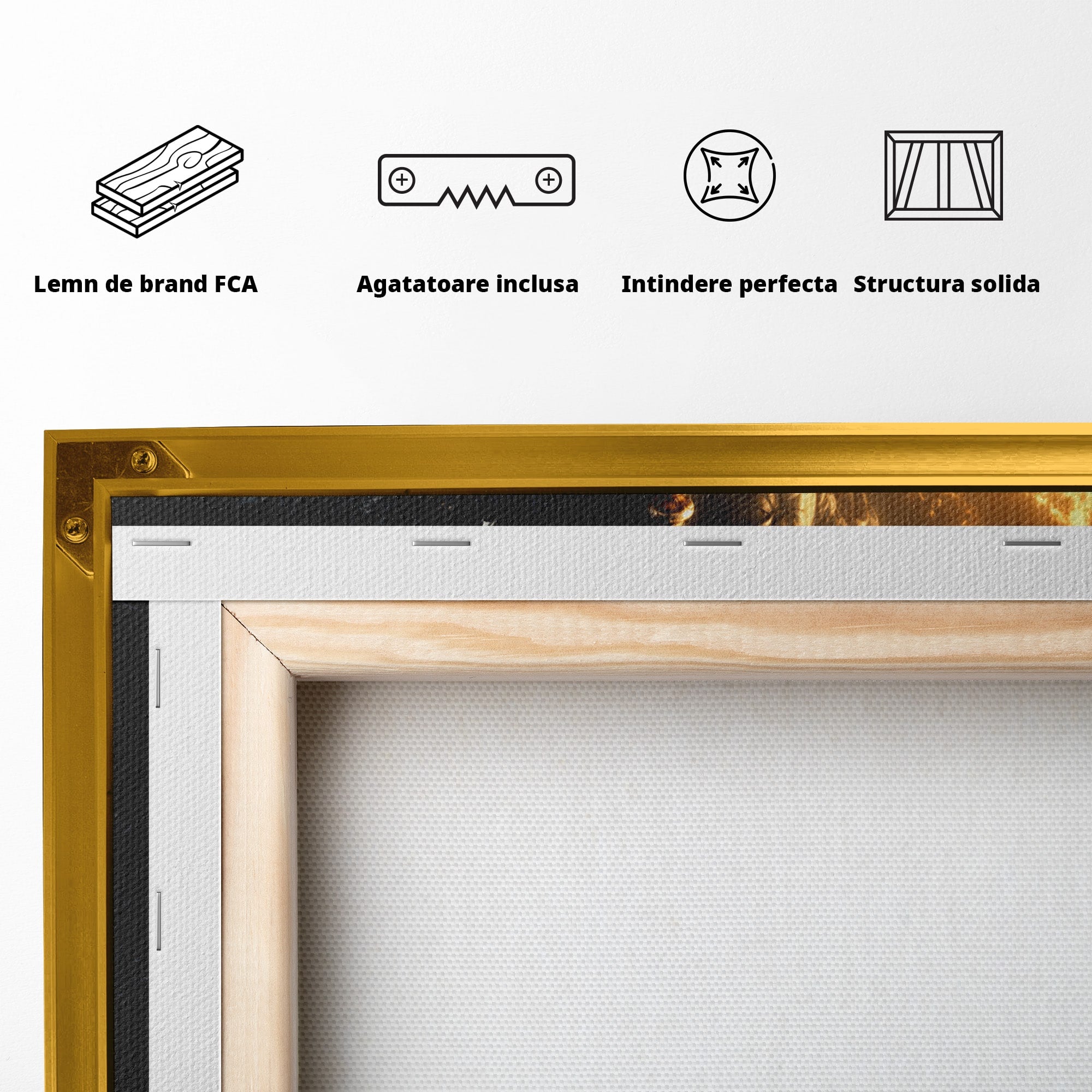 Tablou Canvas Premium LuxCanva® T1027, Balanta Zeilor, Balanta, Zeitate, Mitologie, Apus, Living, Culori Vibrante