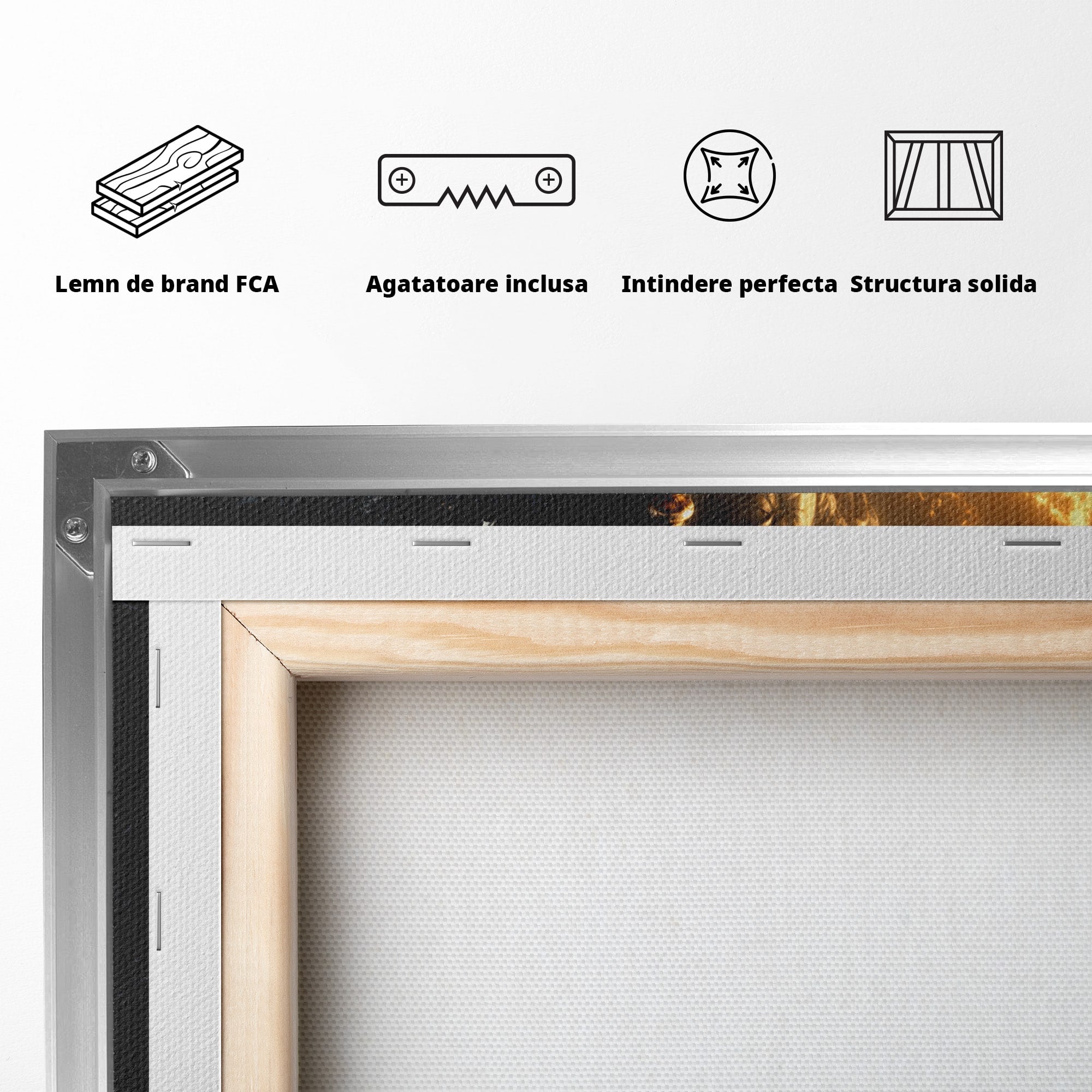 Tablou Canvas Premium LuxCanva® T1027, Balanta Zeilor, Balanta, Zeitate, Mitologie, Apus, Living, Culori Vibrante