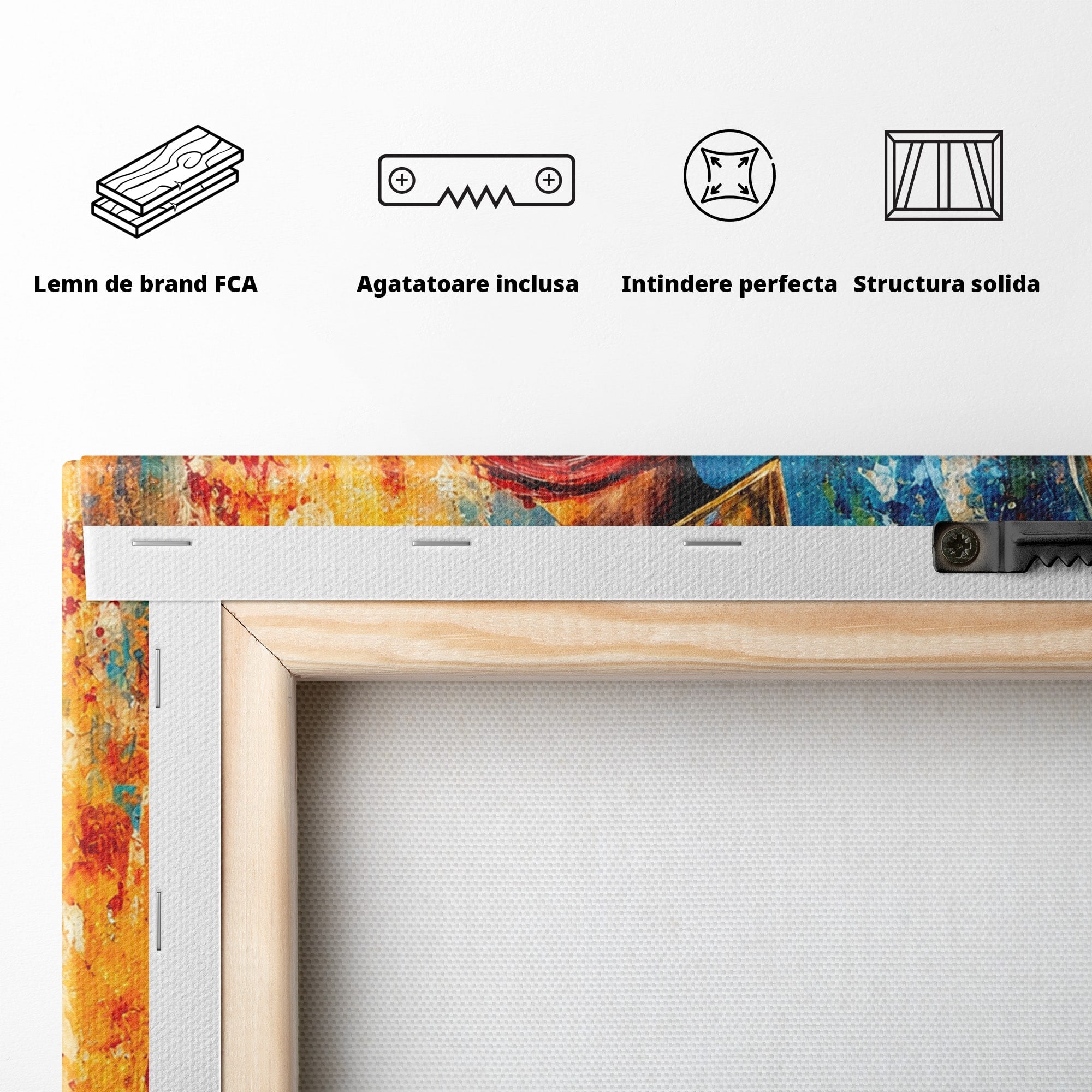 Tablou Canvas Premium LuxCanva® T1030, Razboinicul Spartan, Razboinic, Spartan, Istoric, Arta, Dormitor, Living, Culori Vibrante