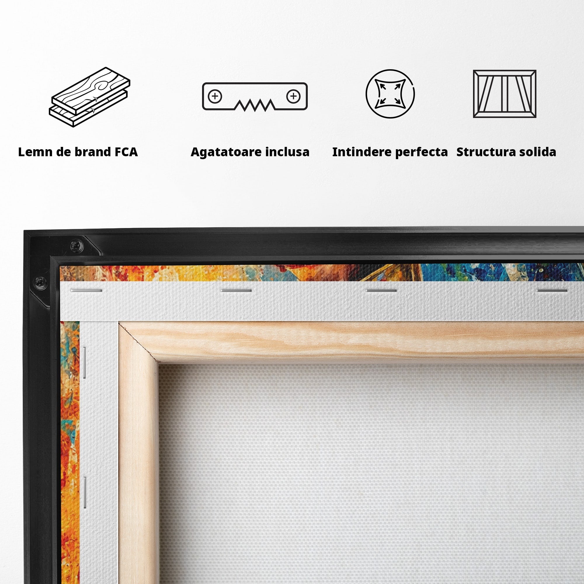 Tablou Canvas Premium LuxCanva® T1030, Razboinicul Spartan, Razboinic, Spartan, Istoric, Arta, Dormitor, Living, Culori Vibrante