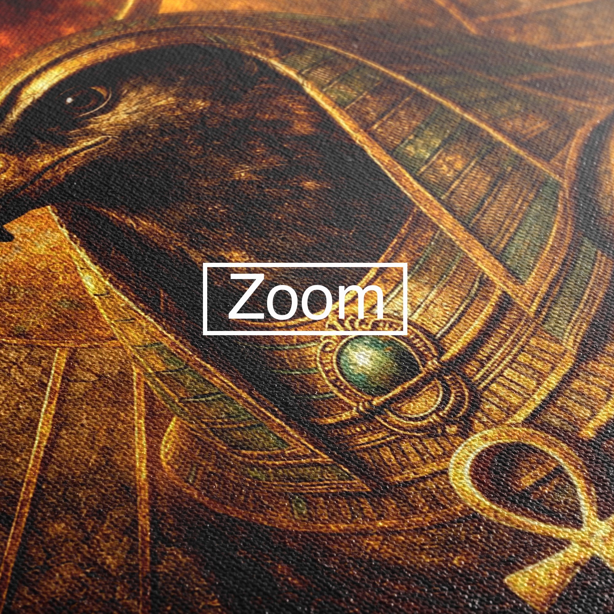 Tablou Canvas Premium LuxCanva® T1035, Zeul Egiptean Horus, Egipt, Mitologie, Zeitate, Vultur, Living, Culori Vibrante