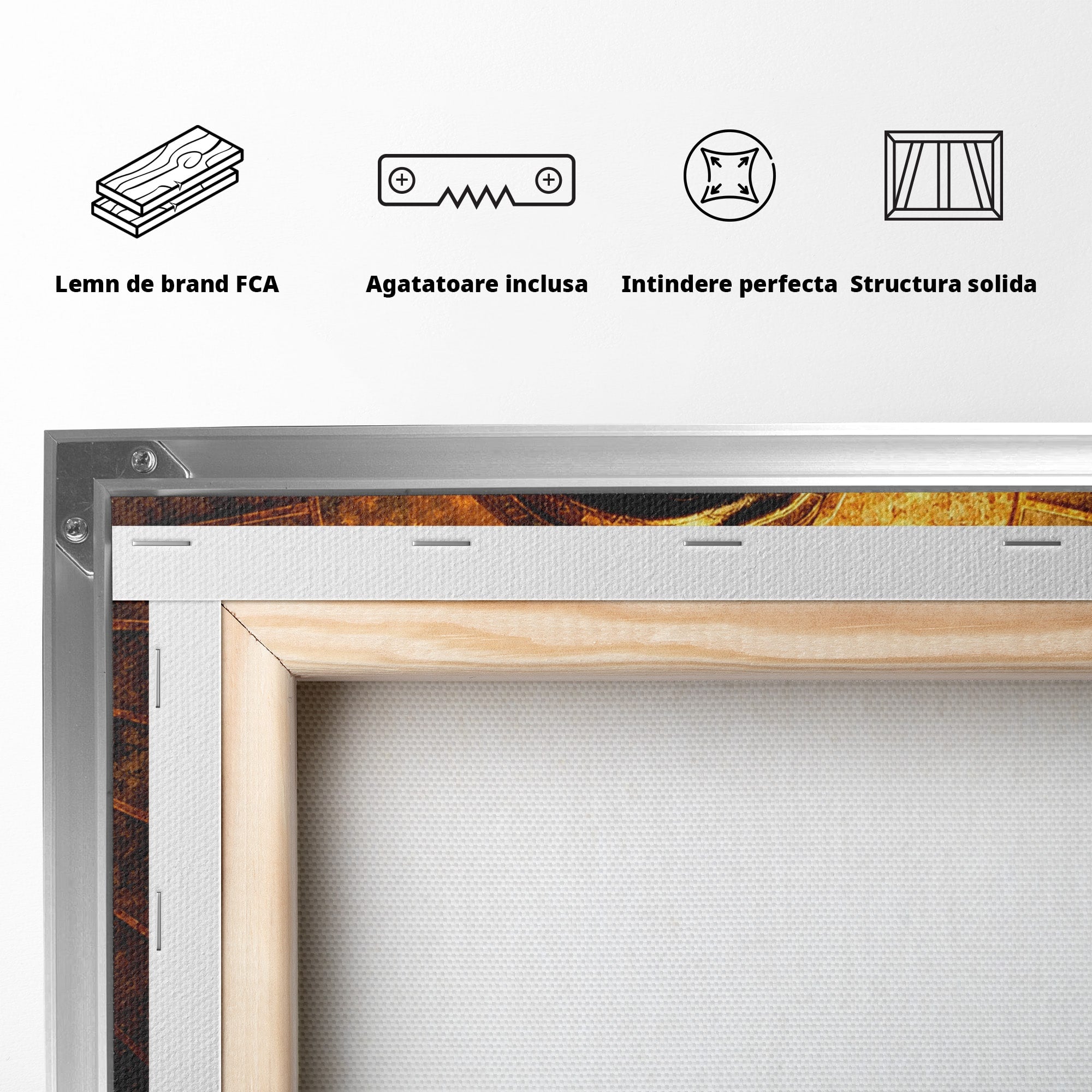 Tablou Canvas Premium LuxCanva® T1035, Zeul Egiptean Horus, Egipt, Mitologie, Zeitate, Vultur, Living, Culori Vibrante