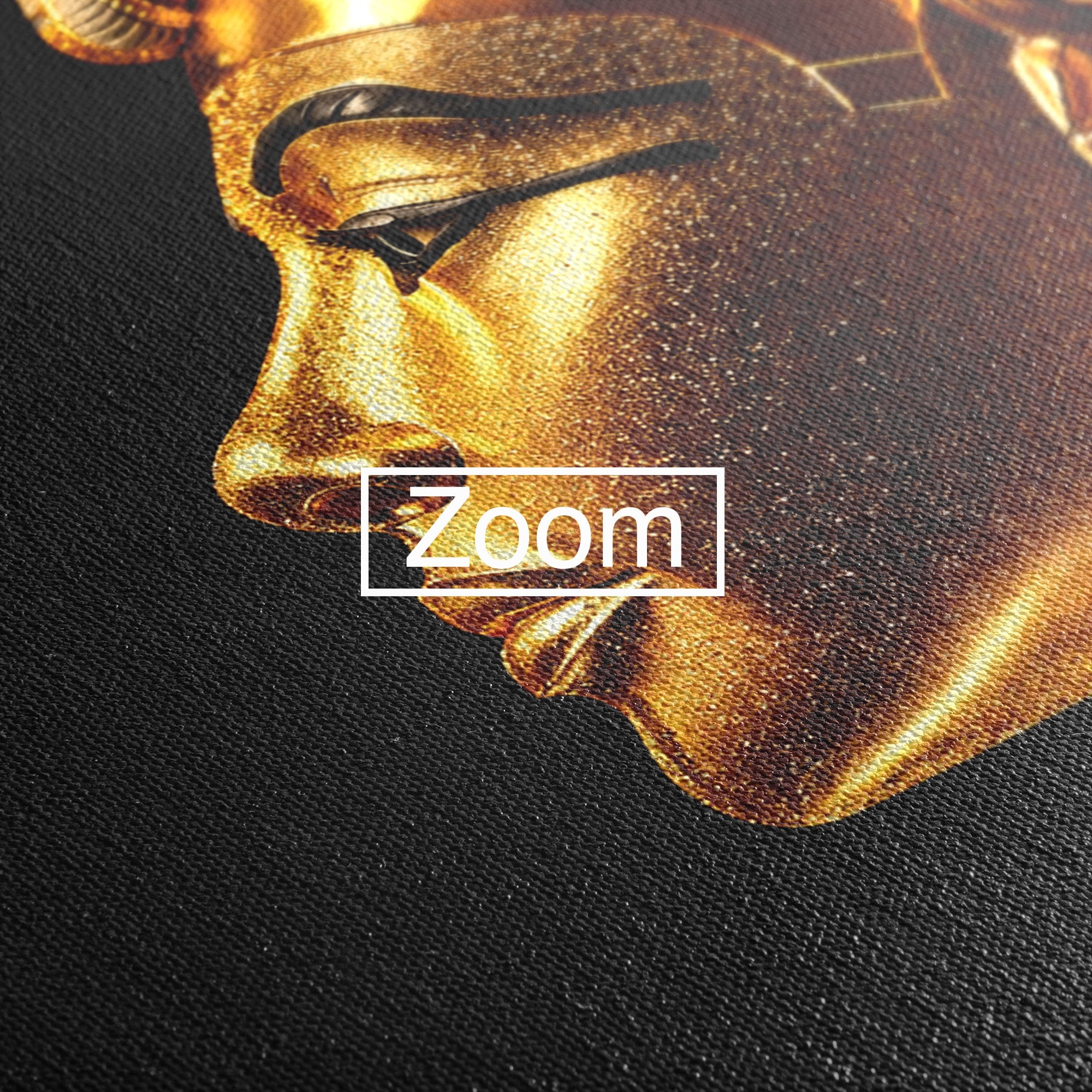 Tablou Canvas Premium LuxCanva® T1037, Faraonul Tutankhamon, Faraon, Egipt, Istorie, Portret, Dormitor, Birou, Culori Vibrante