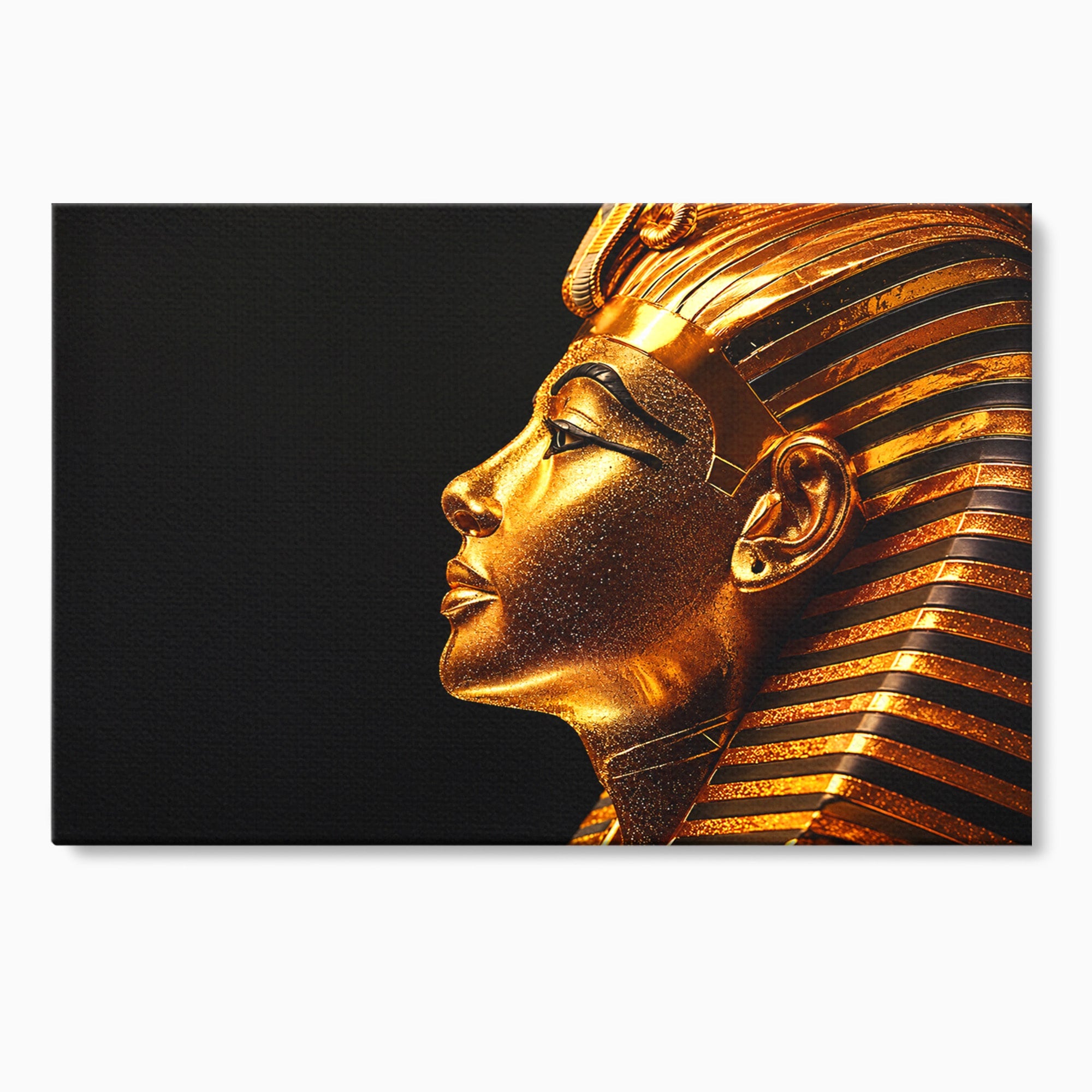 Tablou Canvas Premium LuxCanva® T1037, Faraonul Tutankhamon, Faraon, Egipt, Istorie, Portret, Dormitor, Birou, Culori Vibrante