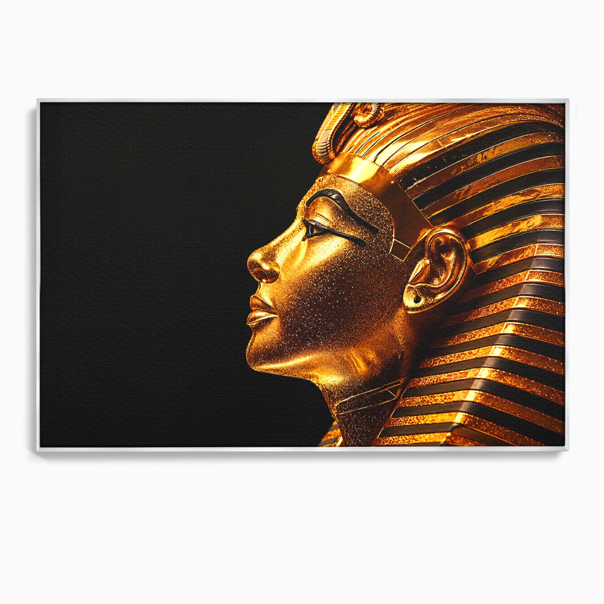 Tablou Canvas Premium LuxCanva® T1037, Faraonul Tutankhamon, Faraon, Egipt, Istorie, Portret, Dormitor, Birou, Culori Vibrante