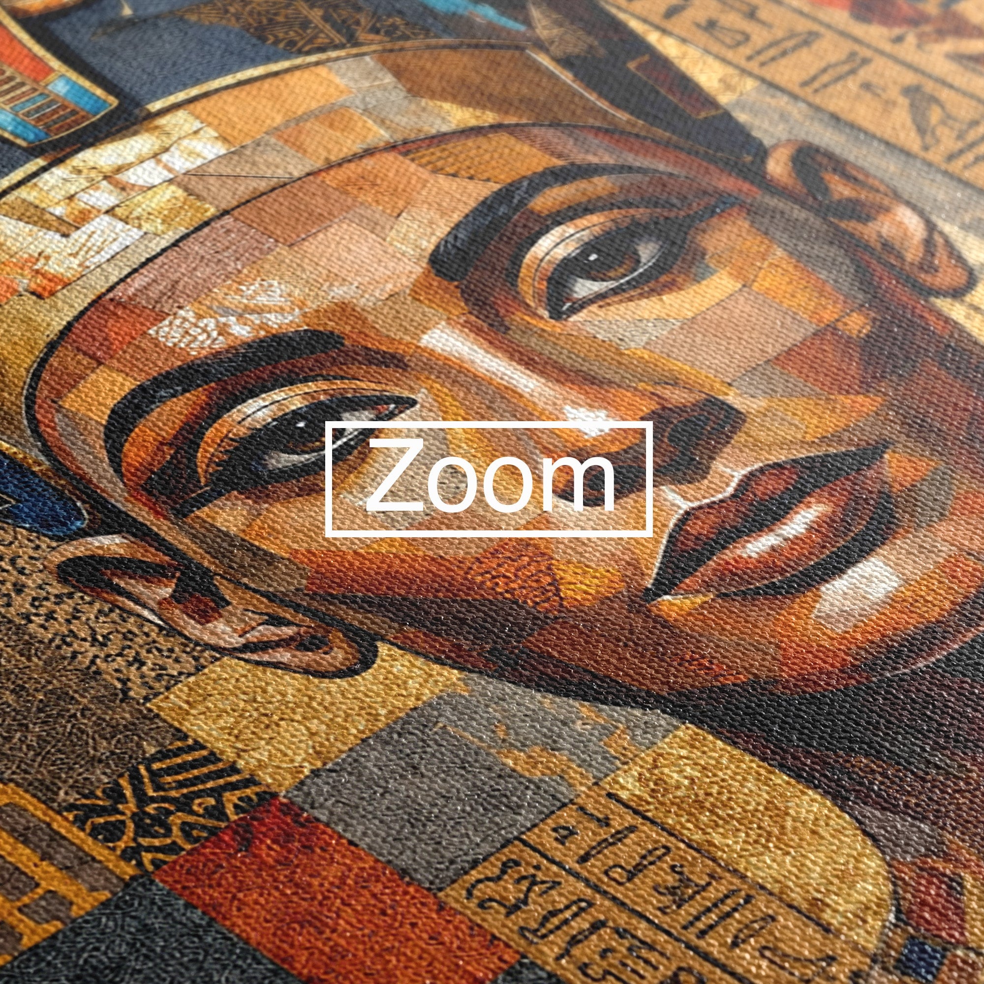Tablou Canvas Premium LuxCanva® T1038, Regina Nefertiti, Egipt, Portret, Antichitate, Cultura, Dormitor, Culori Vibrante