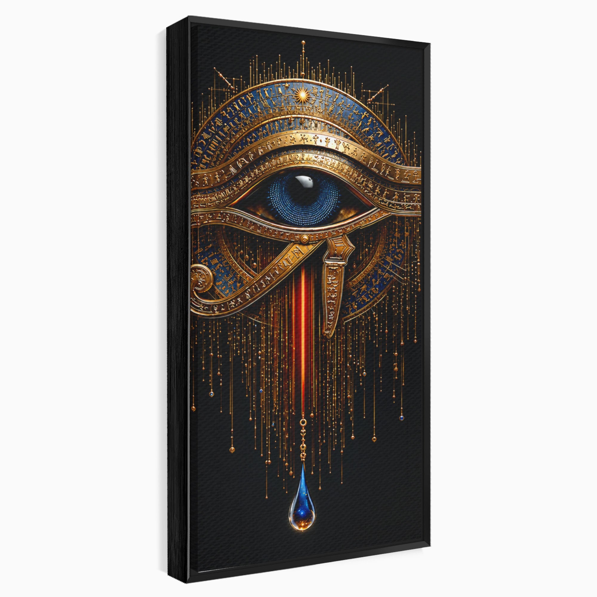 Tablou Canvas Premium LuxCanva® T1043, Ochiul Lui Horus, Ochi, Egipt, Mistic, Simbol, Dormitor, Birou, Culori Vibrante