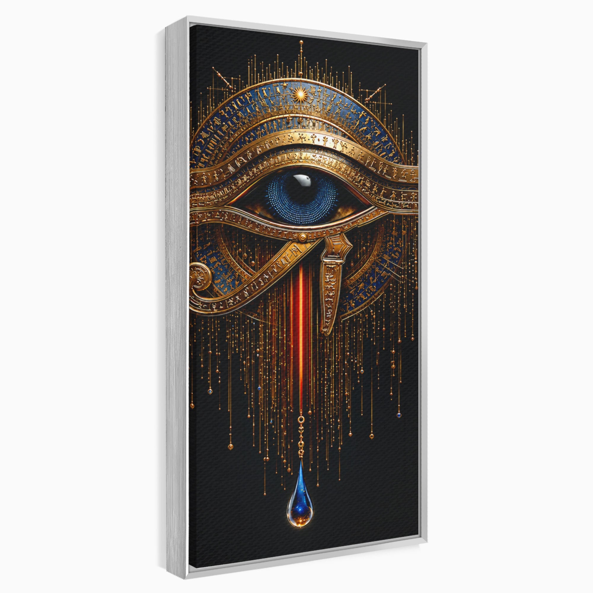 Tablou Canvas Premium LuxCanva® T1043, Ochiul Lui Horus, Ochi, Egipt, Mistic, Simbol, Dormitor, Birou, Culori Vibrante