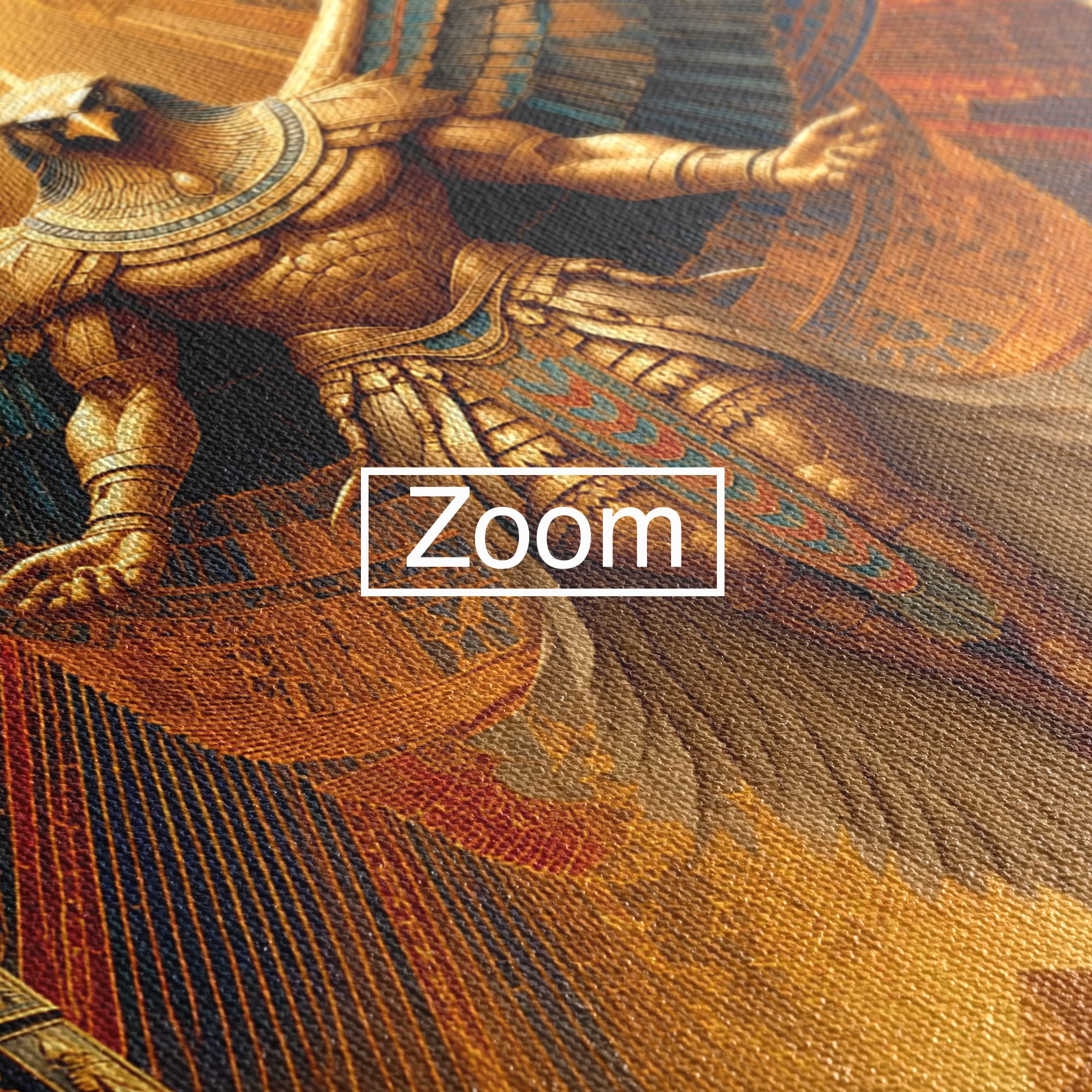 Tablou Canvas Premium LuxCanva® T1044, Zeul Egiptean Al Soarelui, Egipt, Mitologie, Arta Antica, Living, Zei, Culori Vibrante