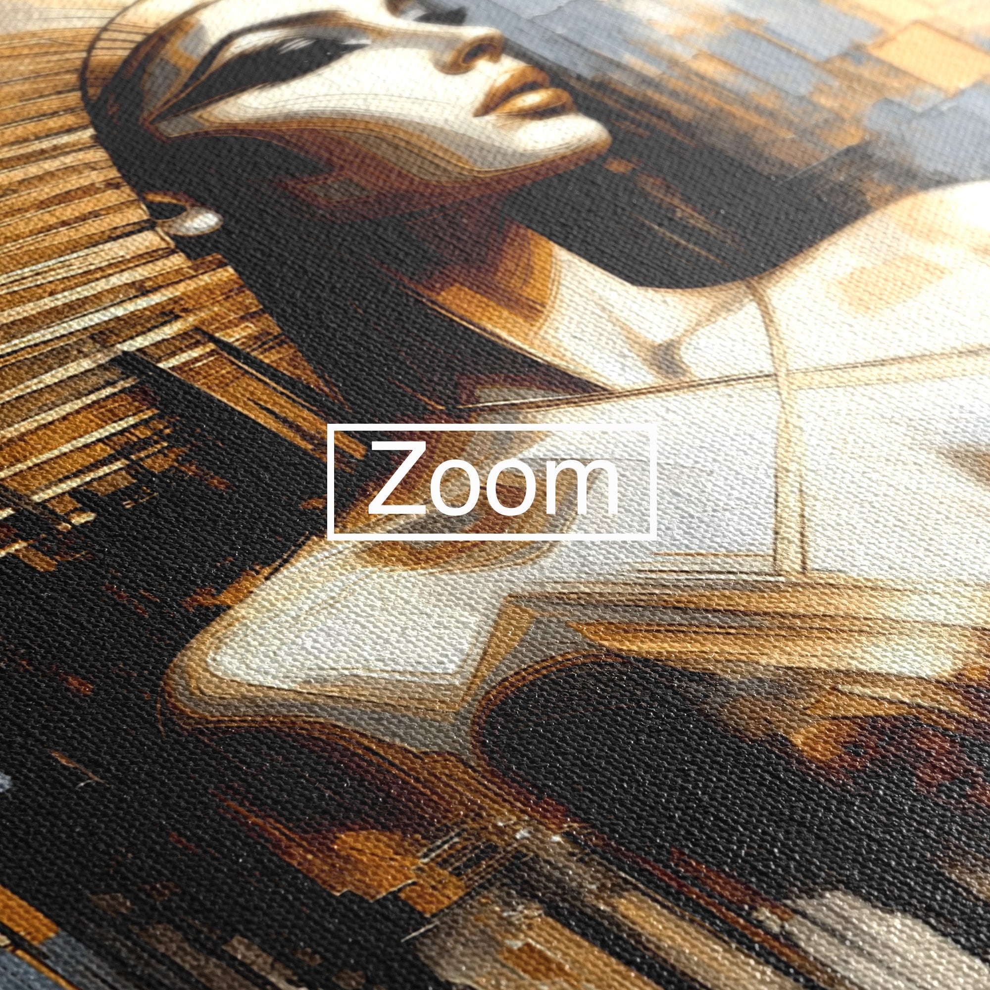 Tablou Canvas Premium LuxCanva® T1049, Femeia Faraonului, Regina, Egipt, Portret, Istorie, Dormitor, Culori Vibrante