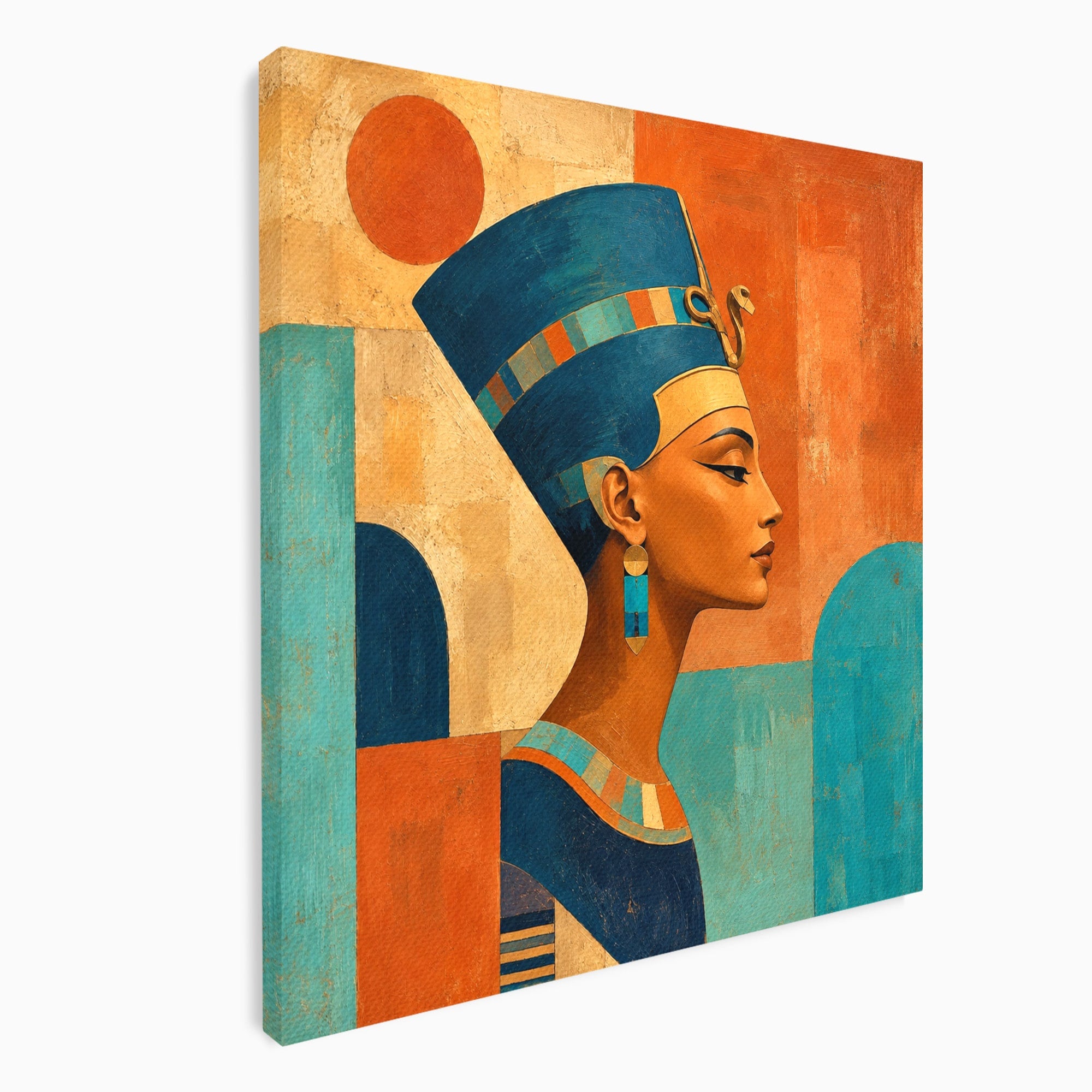 Tablou Canvas Premium LuxCanva® T1052, Frumusetea Nilului, Egipt, Portret, Antichitate, Eleganta, Living, Culori Vibrante