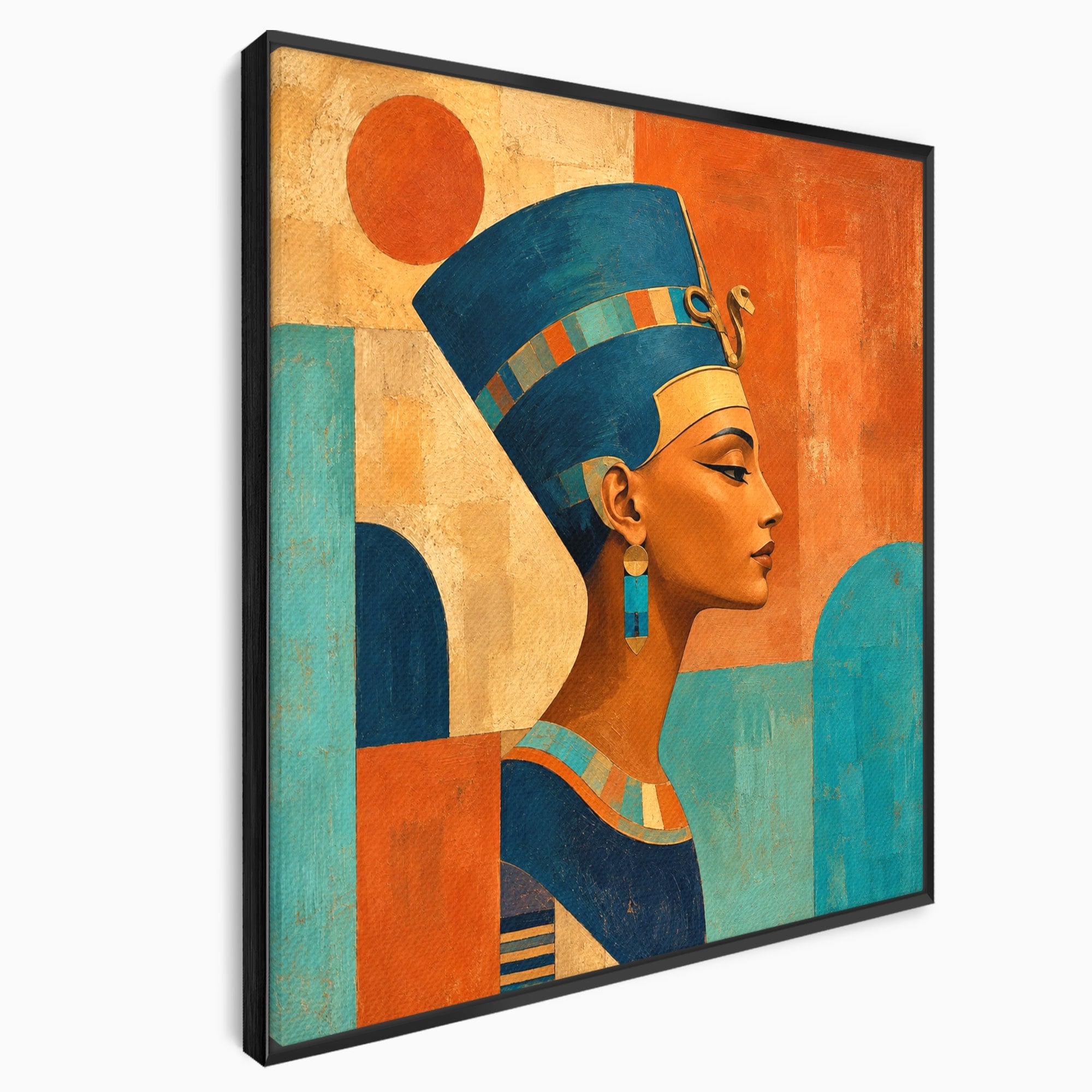Tablou Canvas Premium LuxCanva® T1052, Frumusetea Nilului, Egipt, Portret, Antichitate, Eleganta, Living, Culori Vibrante