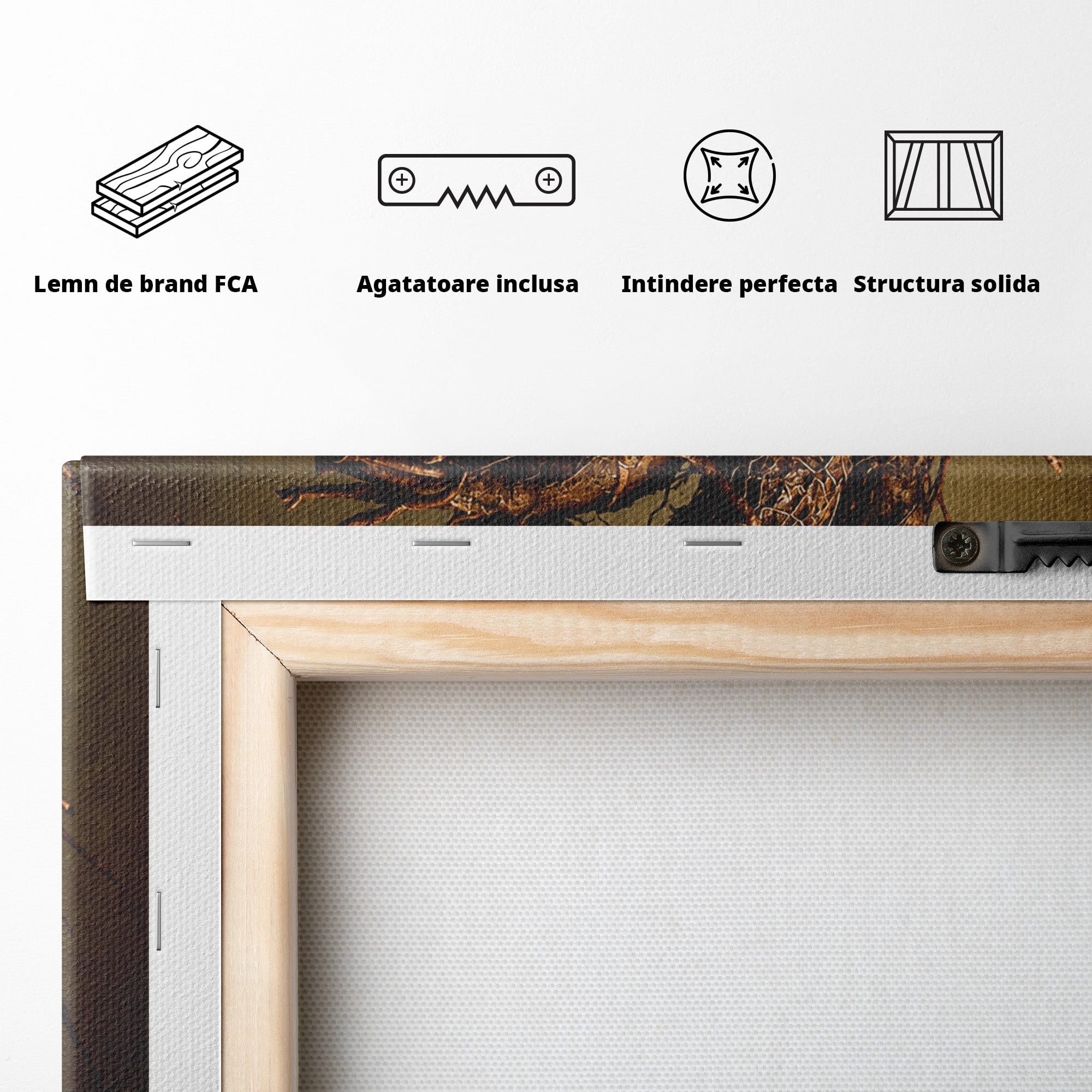 Tablou Canvas Premium LuxCanva® U1001, Inima Naturii, Inima, Natura, Lumanare, Arta, Living, Culori Vibrante