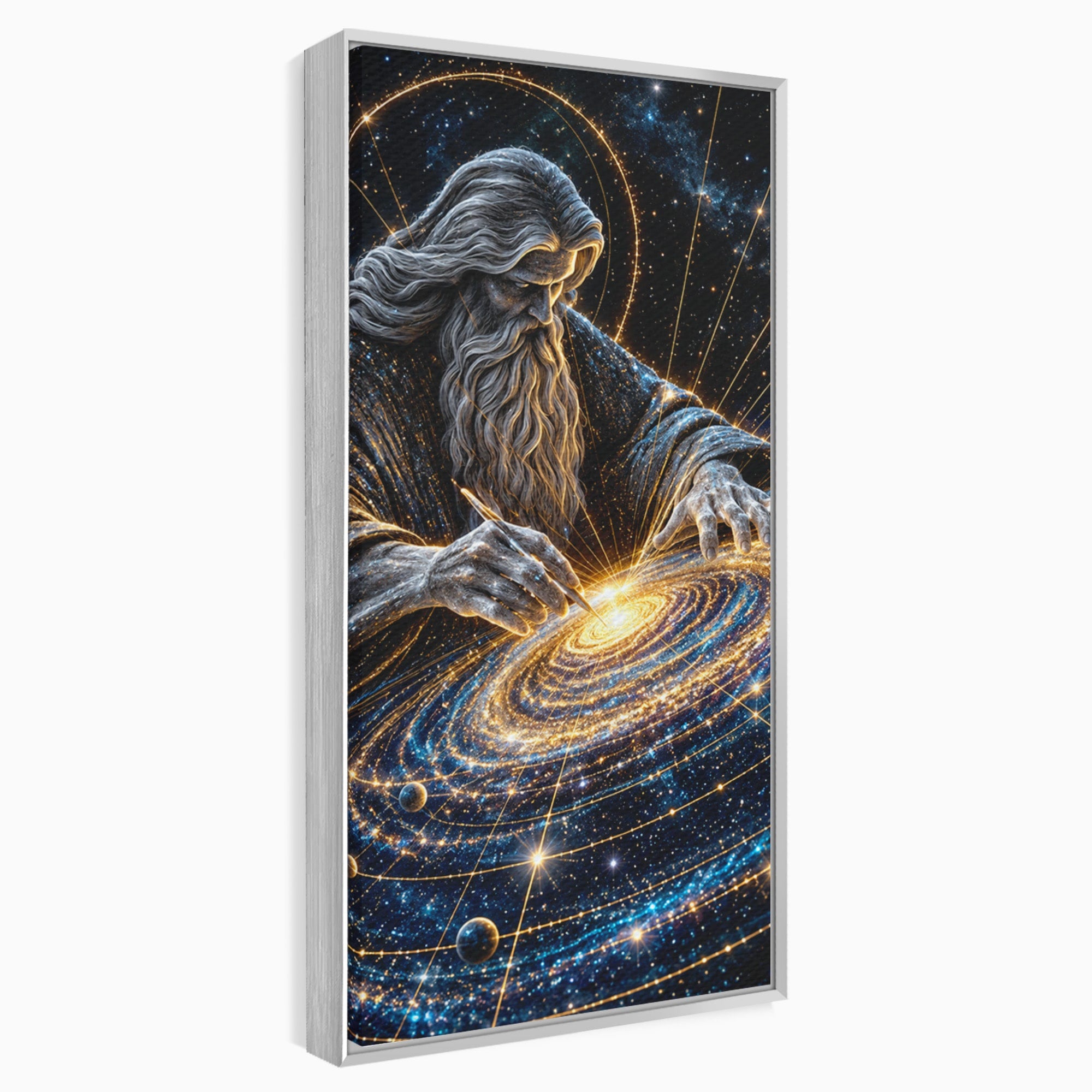Tablou Canvas Premium LuxCanva® U1004, Creatorul Universului, Univers, Creator, Spatiu, Misticism, Living, Culori Vibrante