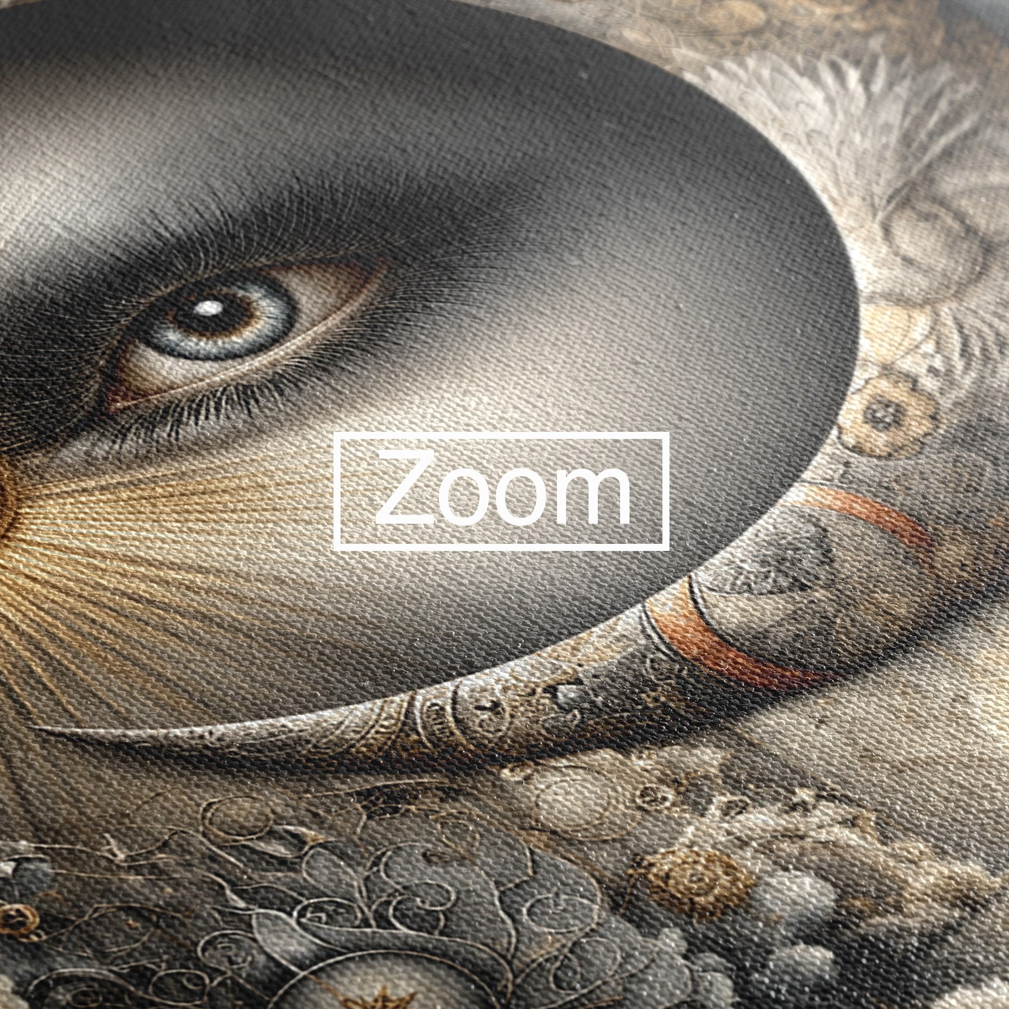 Tablou Canvas Premium LuxCanva® U1012, Ochiul Lunii, Fantezie, Cer, Luna, Ochi, Dormitor, Culori Vibrante