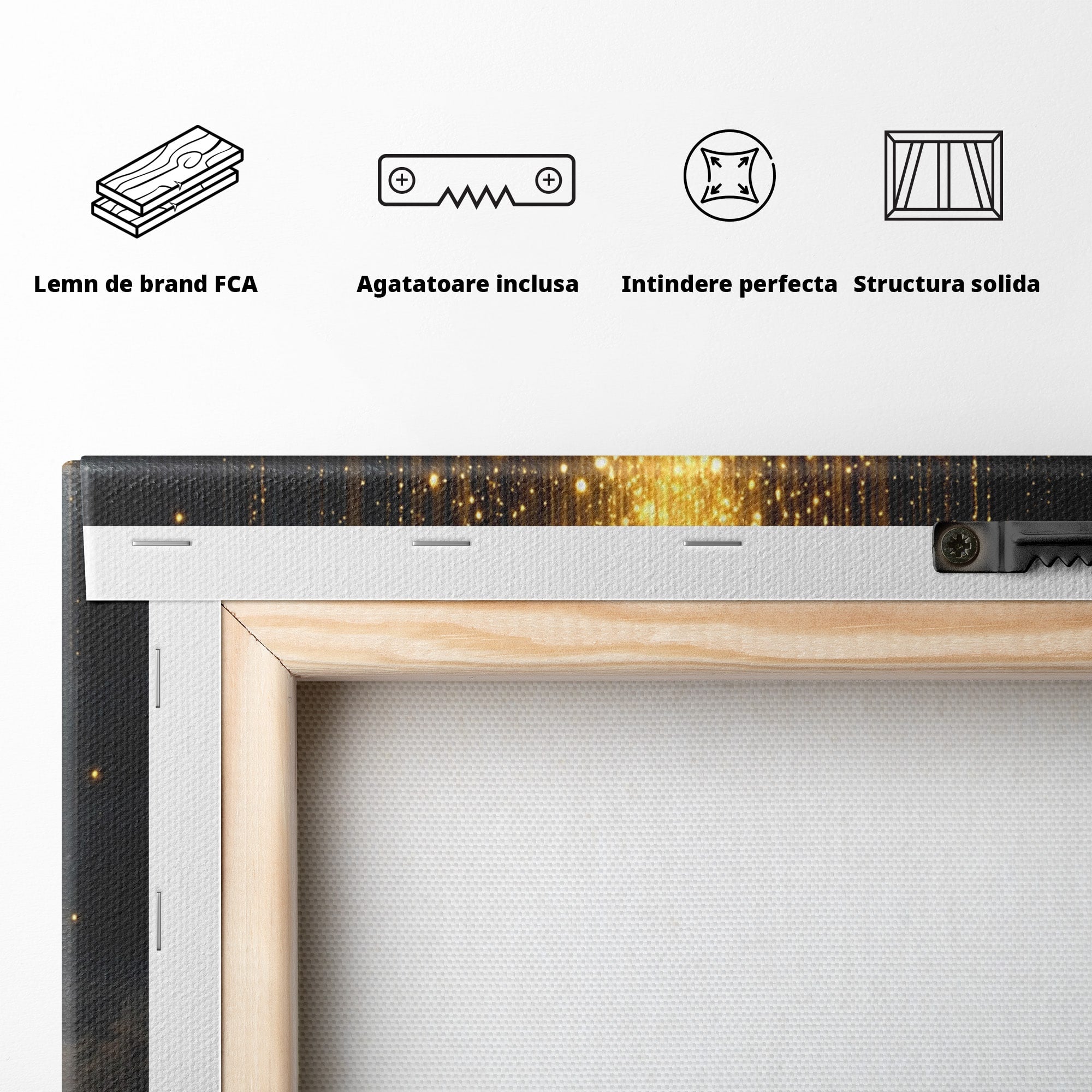 Tablou Canvas Premium LuxCanva® U1017, Cartea Magica, Fantezie, Lumina, Cer, Vis, Carte, Magie,  Living, Culori Vibrante