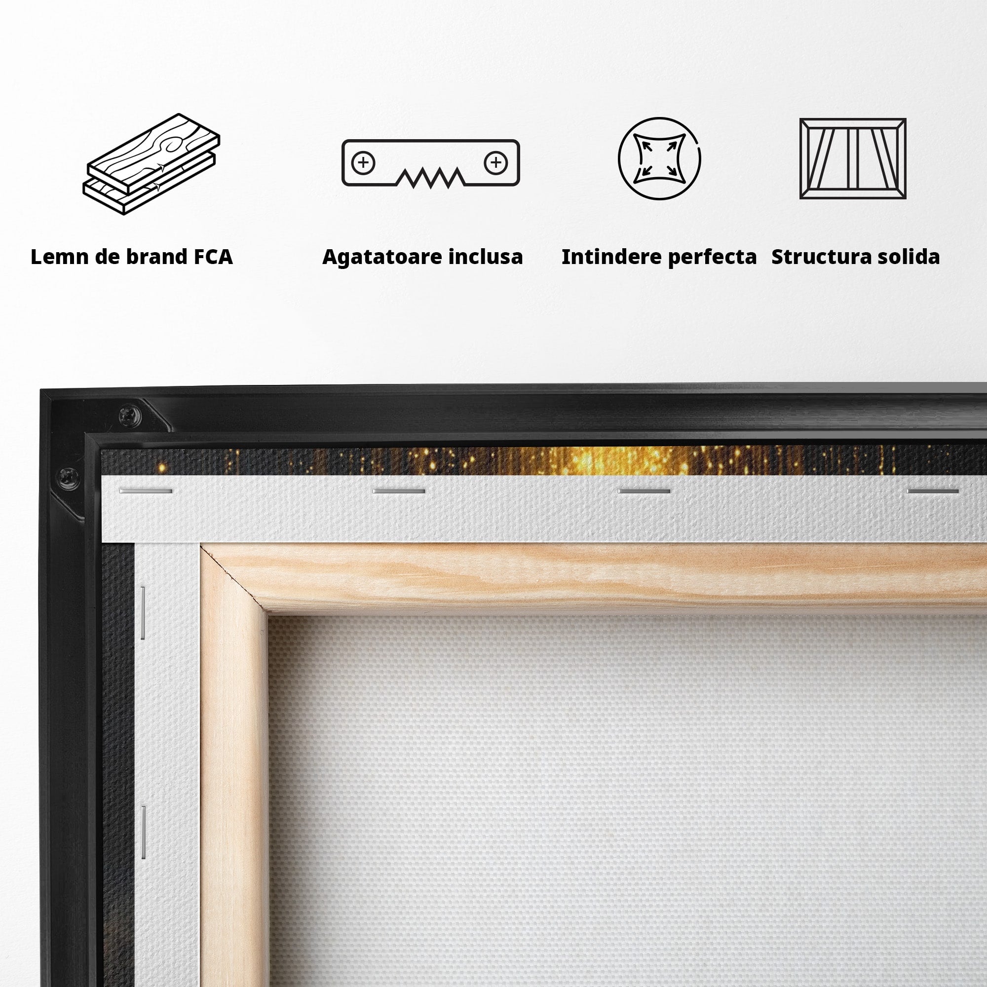 Tablou Canvas Premium LuxCanva® U1017, Cartea Magica, Fantezie, Lumina, Cer, Vis, Carte, Magie,  Living, Culori Vibrante