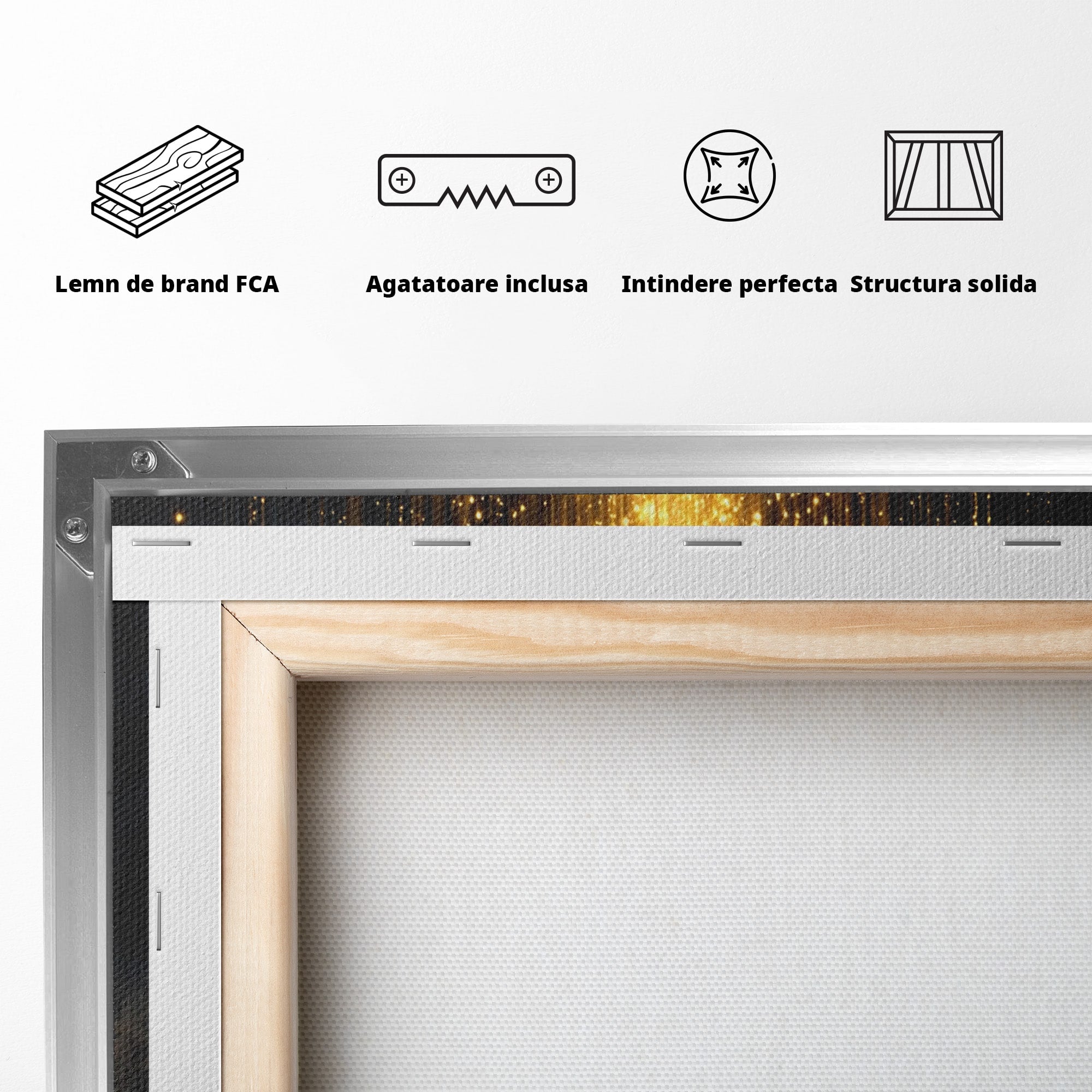 Tablou Canvas Premium LuxCanva® U1017, Cartea Magica, Fantezie, Lumina, Cer, Vis, Carte, Magie,  Living, Culori Vibrante