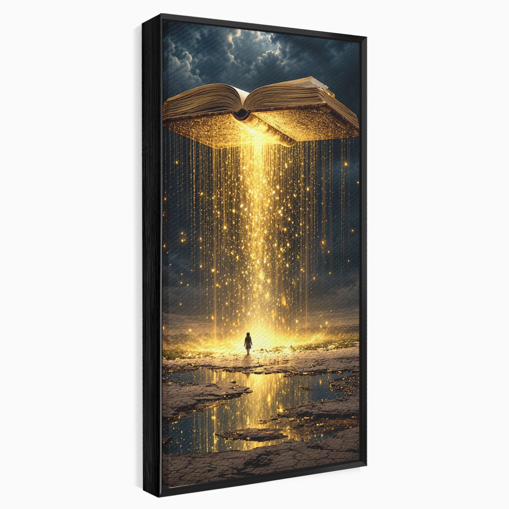 Tablou Canvas Premium LuxCanva® U1017, Cartea Magica, Fantezie, Lumina, Cer, Vis, Carte, Magie,  Living, Culori Vibrante