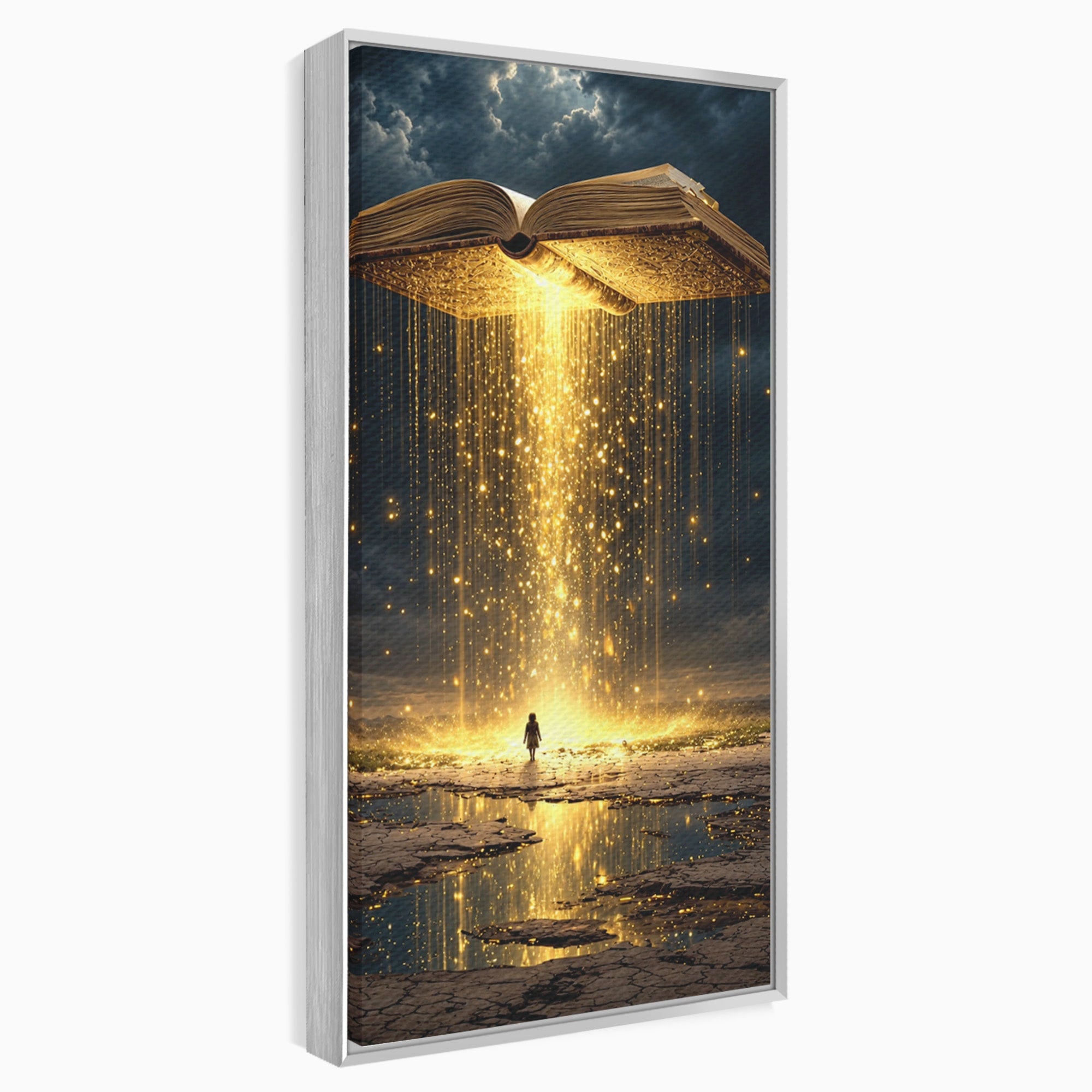Tablou Canvas Premium LuxCanva® U1017, Cartea Magica, Fantezie, Lumina, Cer, Vis, Carte, Magie,  Living, Culori Vibrante