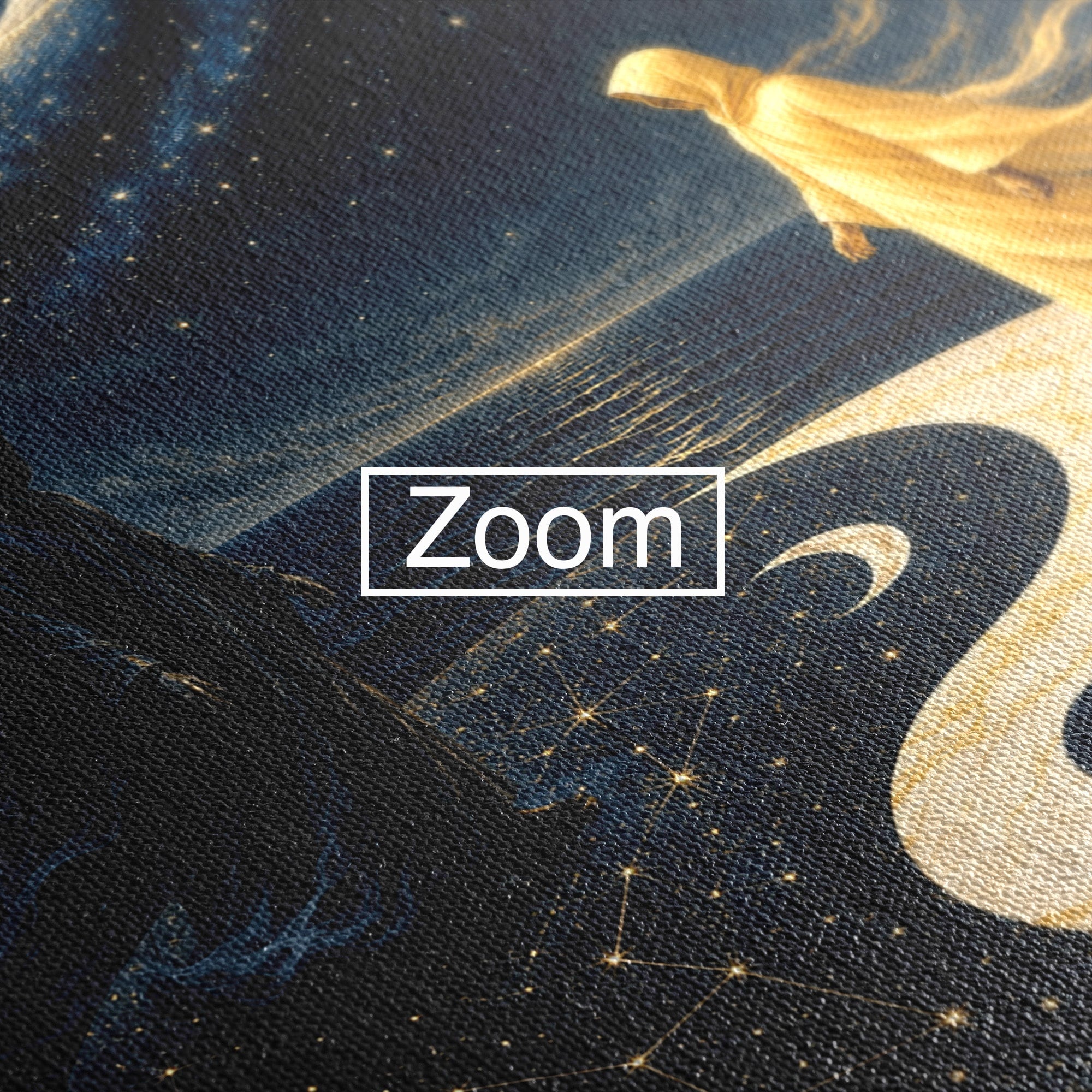 Tablou Canvas Premium LuxCanva® U1022, Echilibrul Cosmic, Yin Yang, Univers, Spiritualitate, Mistic, Living, Dormitor, Culori Vibrante