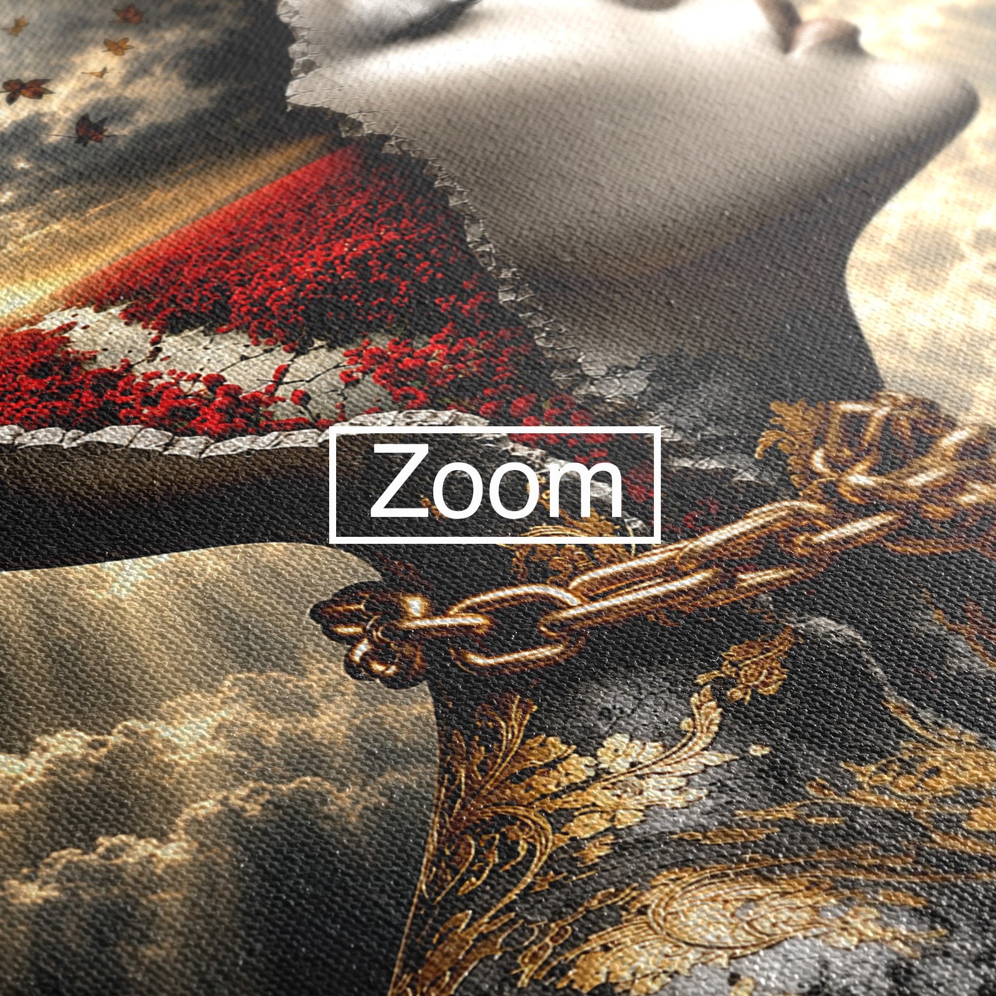 Tablou Canvas Premium LuxCanva® U1034, Visul Libertatii, Fantezie, Portret, Surrealism, Libertate, Living, Culori Vibrante